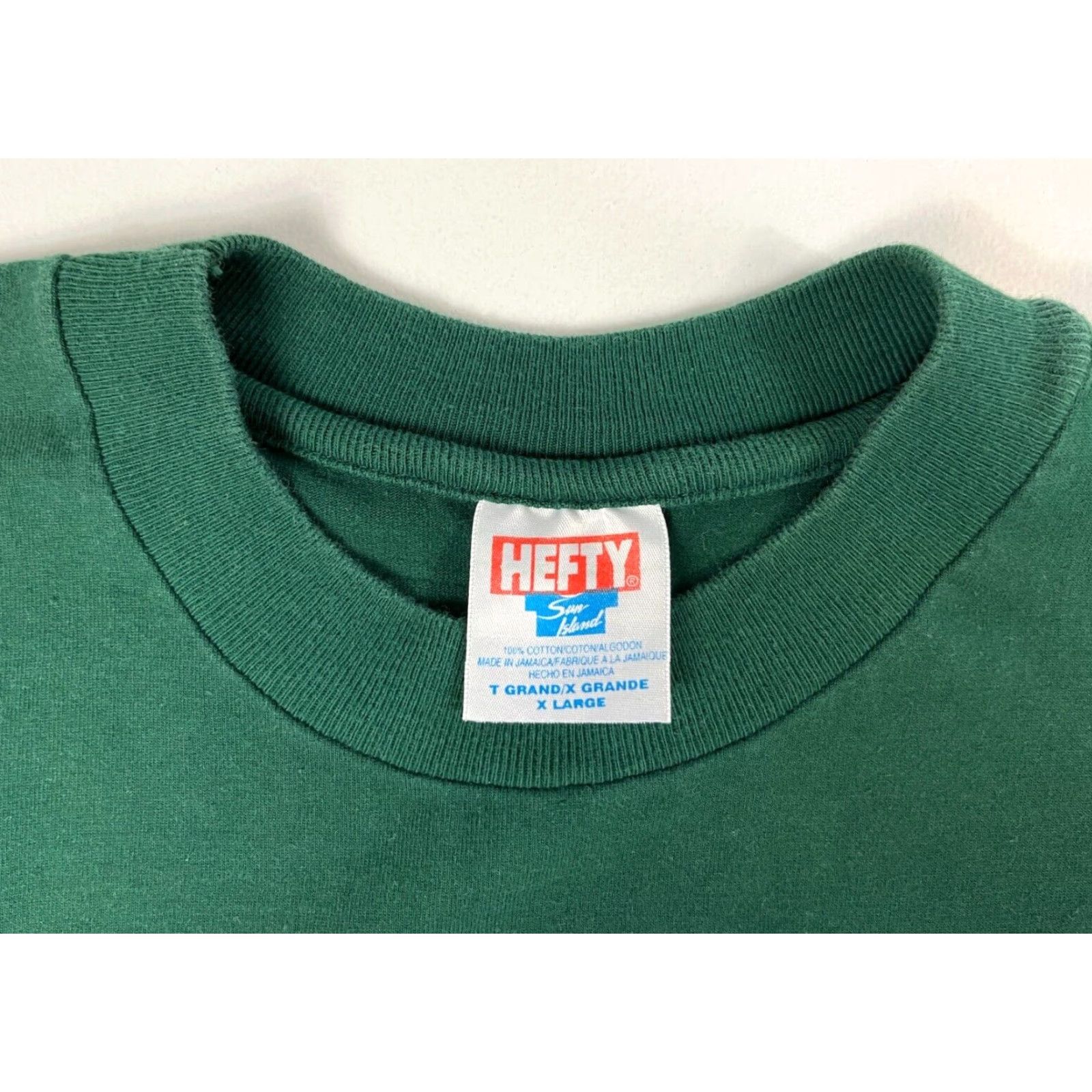 Vintage VINTAGE Cayman Islands T-Shirt Embroidered Sz XL Unisex Adults 90s Green Cotton Crew Neck Short Sleeve Hefty Size US XL / EU 56 / 4 - 5 Thumbnail