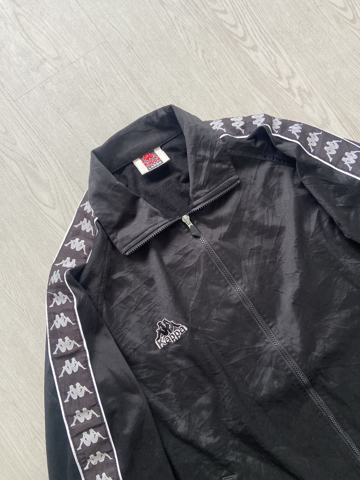 Kappa × Vintage Vintage 1990’s Kappa Big Logo Sidetape Jacket Size US L / EU 52-54 / 3 - 2 Thumbnail
