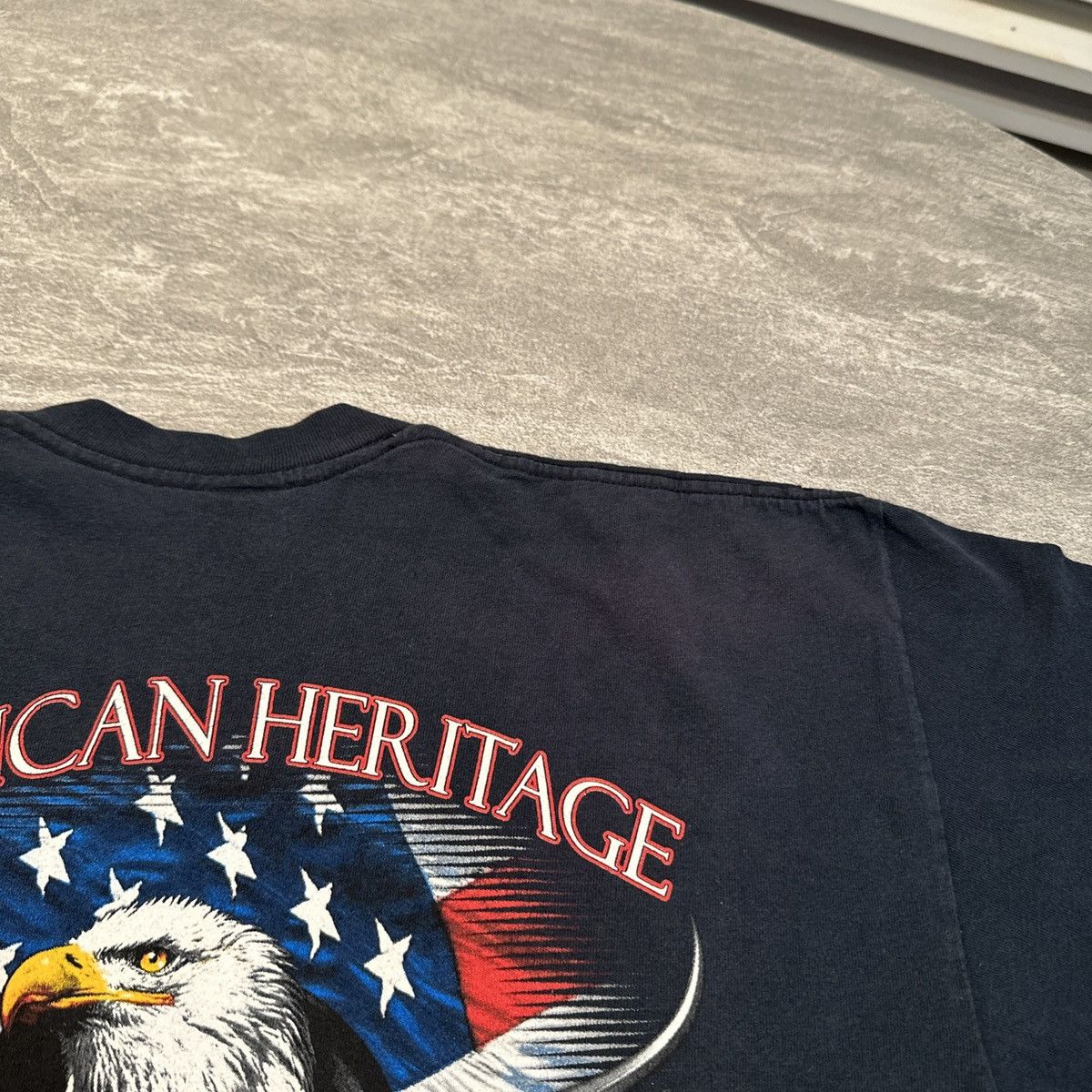 Vintage Vintage 90s American Heritage Union Plumbers Eagle Shirt Size US L / EU 52-54 / 3 - 4 Thumbnail