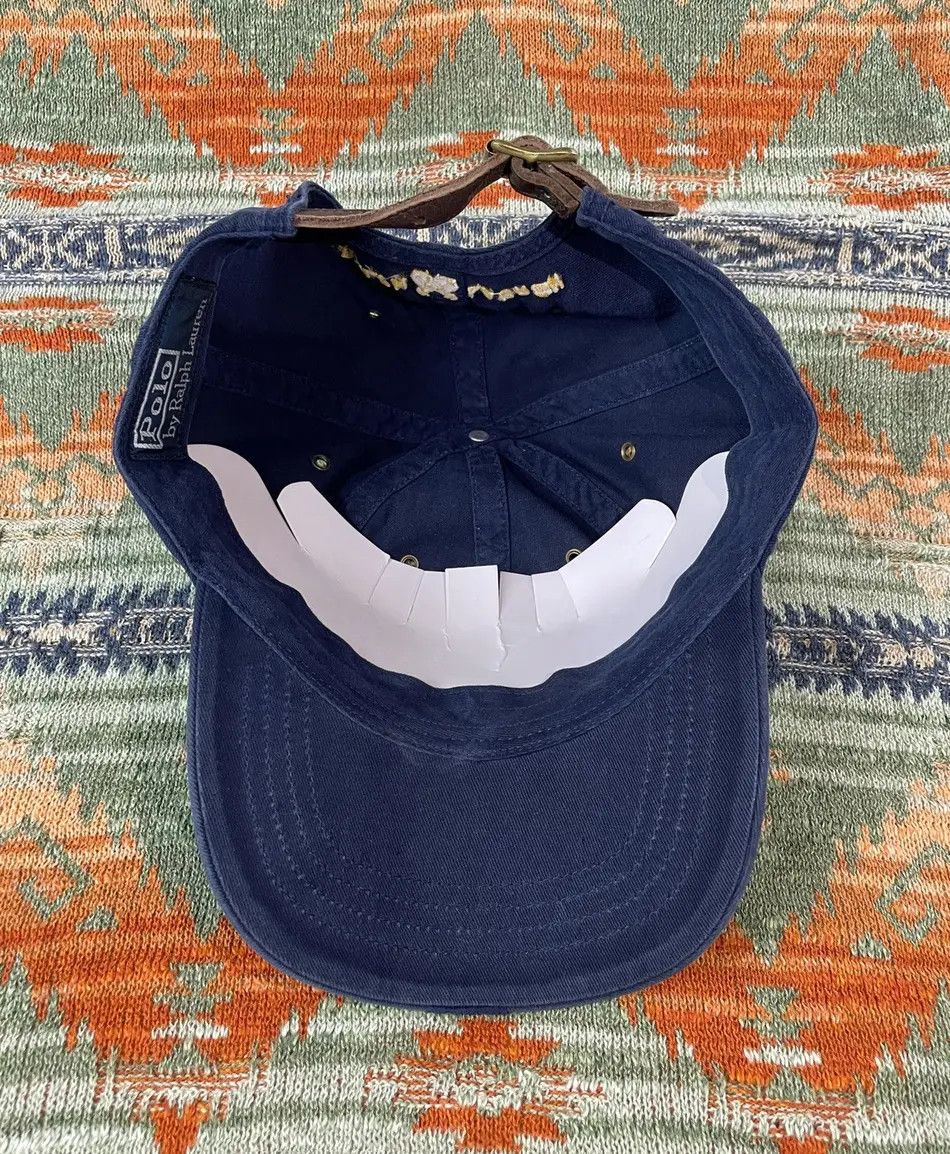 Polo Ralph Lauren Polo Ralph Lauren Yacht Club Leather Baseball Hat Cap Size ONE SIZE - 4 Thumbnail