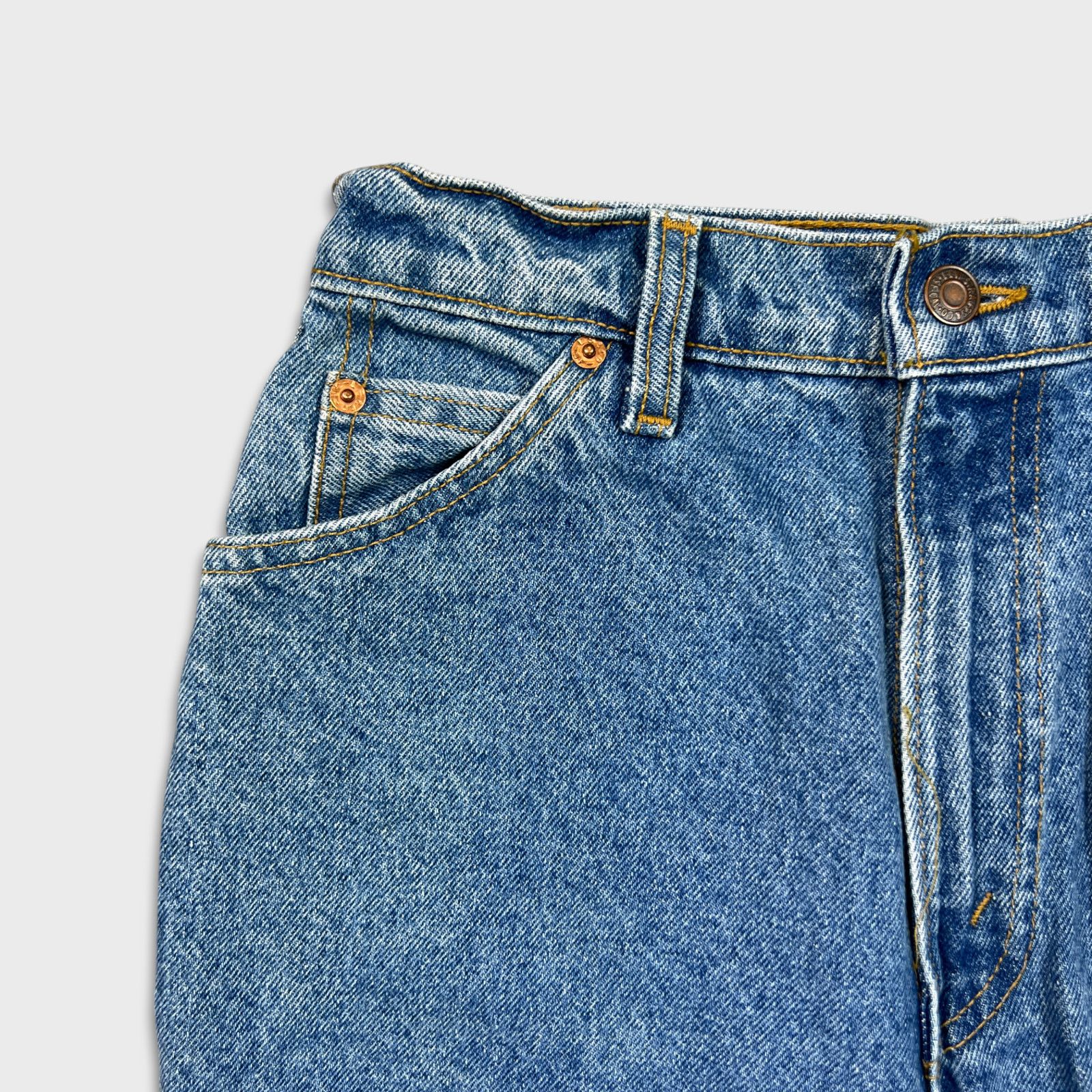 Levi's × Vintage Vintage Levi's 631 Jeans 30x34 Slim Fit Orange Tab 90s Denim Size US 28 / EU 44 - 3 Thumbnail