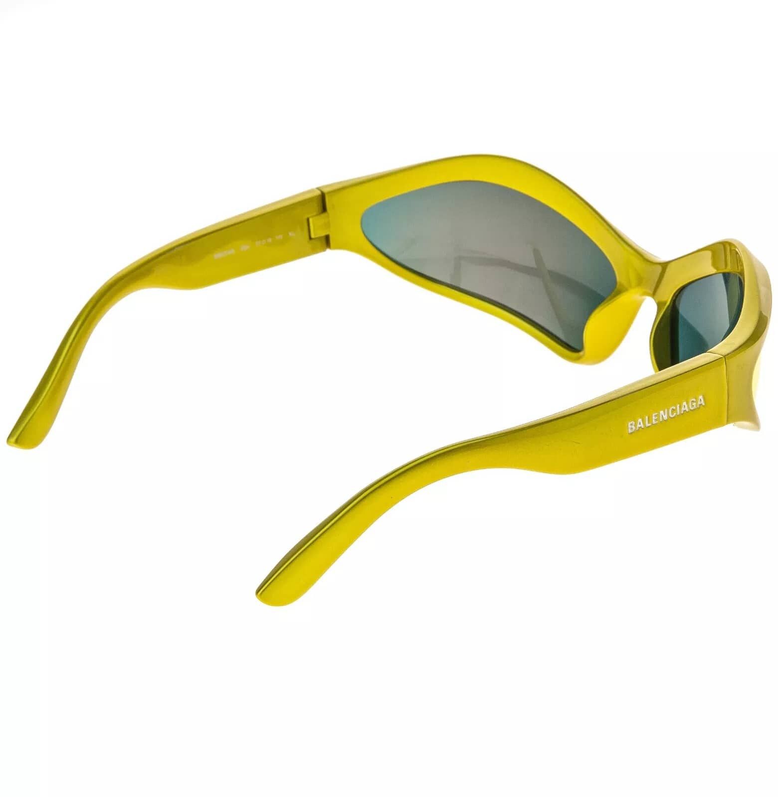 Balenciaga BALENCIAGA FENNEC 0314 Yellow Red Mirror 004 Fashion BB0314 Size ONE SIZE - 6 Thumbnail