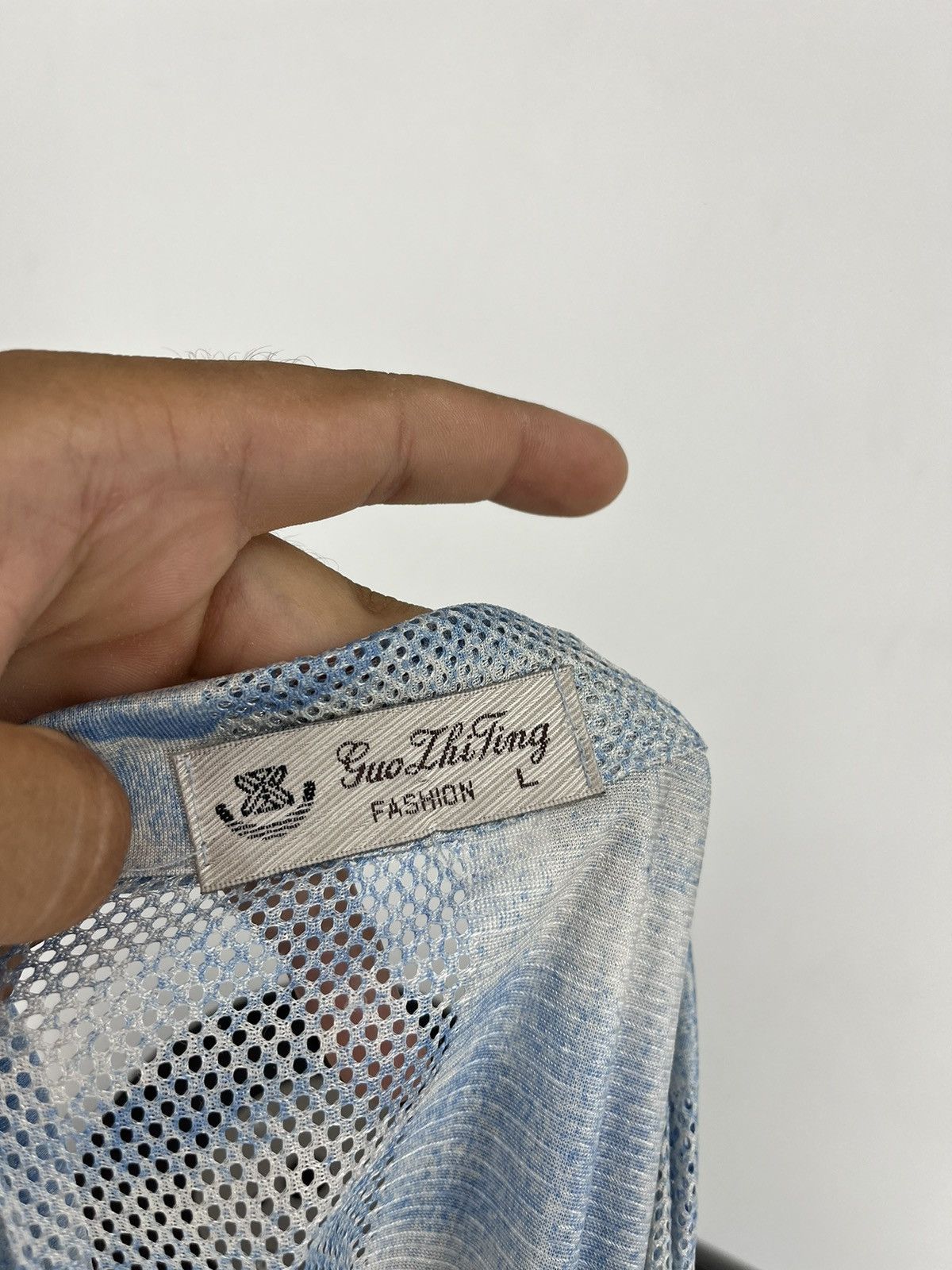 Japanese Brand Vintage Japanese Style Short Sleeve Mesh Shirt Streetwear Size US L / EU 52-54 / 3 - 10 Thumbnail