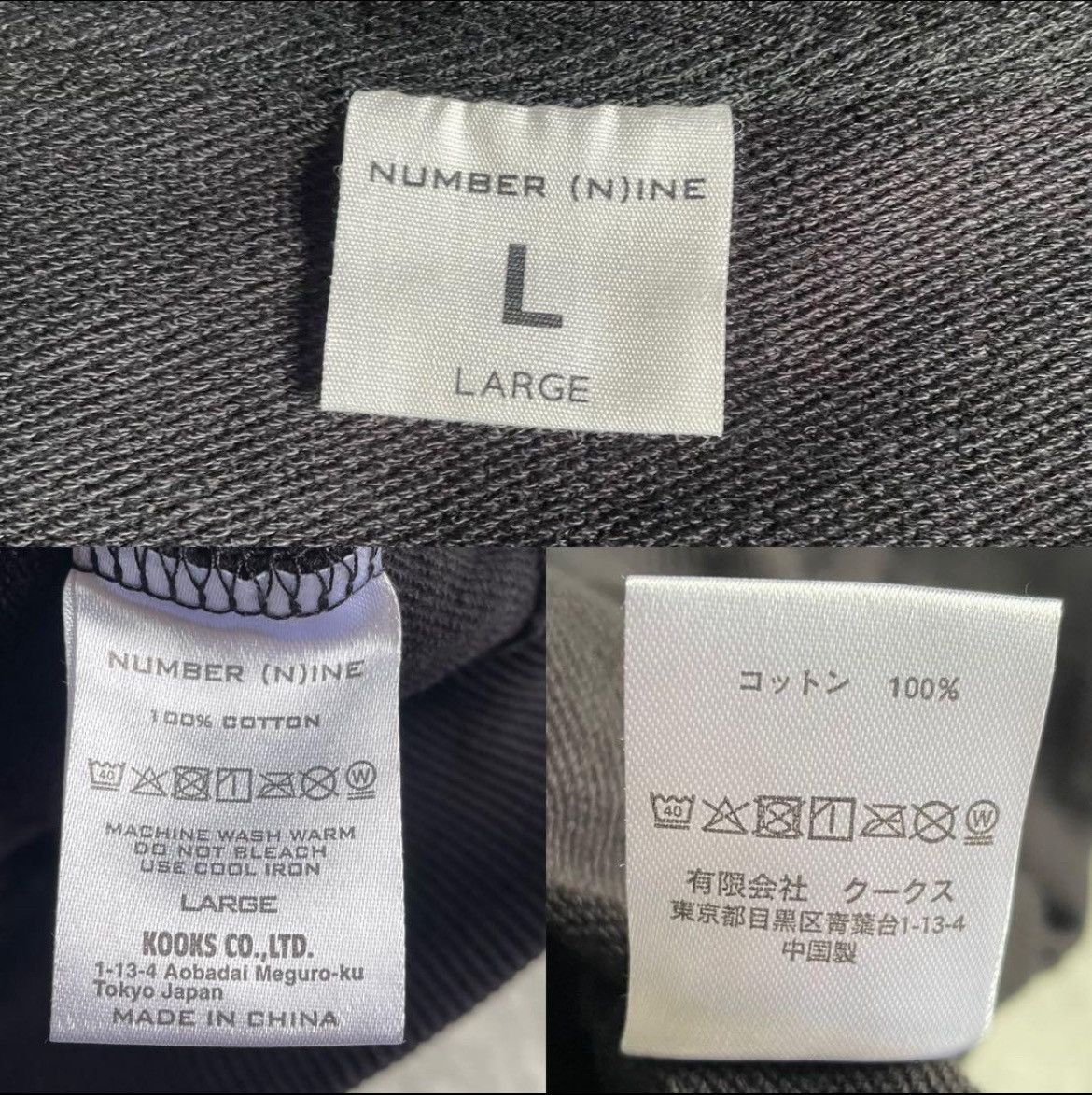 Number (N)ine NUMBER (N)INE Skull Print Sweatshirt Black Size US L / EU 52-54 / 3 - 5 Thumbnail