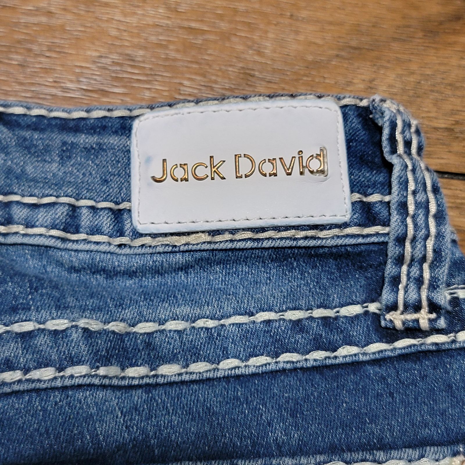 Other Jack David Straight Denim Jeans w/ Studs and Bling - Size 1 Size 25" / US 0 / IT 36 - 5 Thumbnail