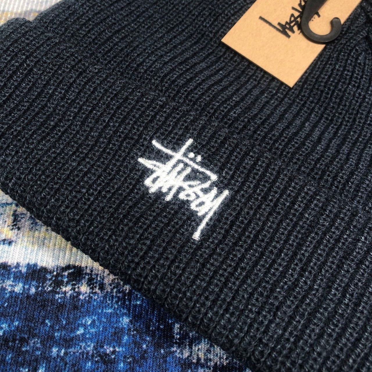 Stussy × Vintage Stussy Basic Cuff Beanie Size ONE SIZE - 3 Thumbnail