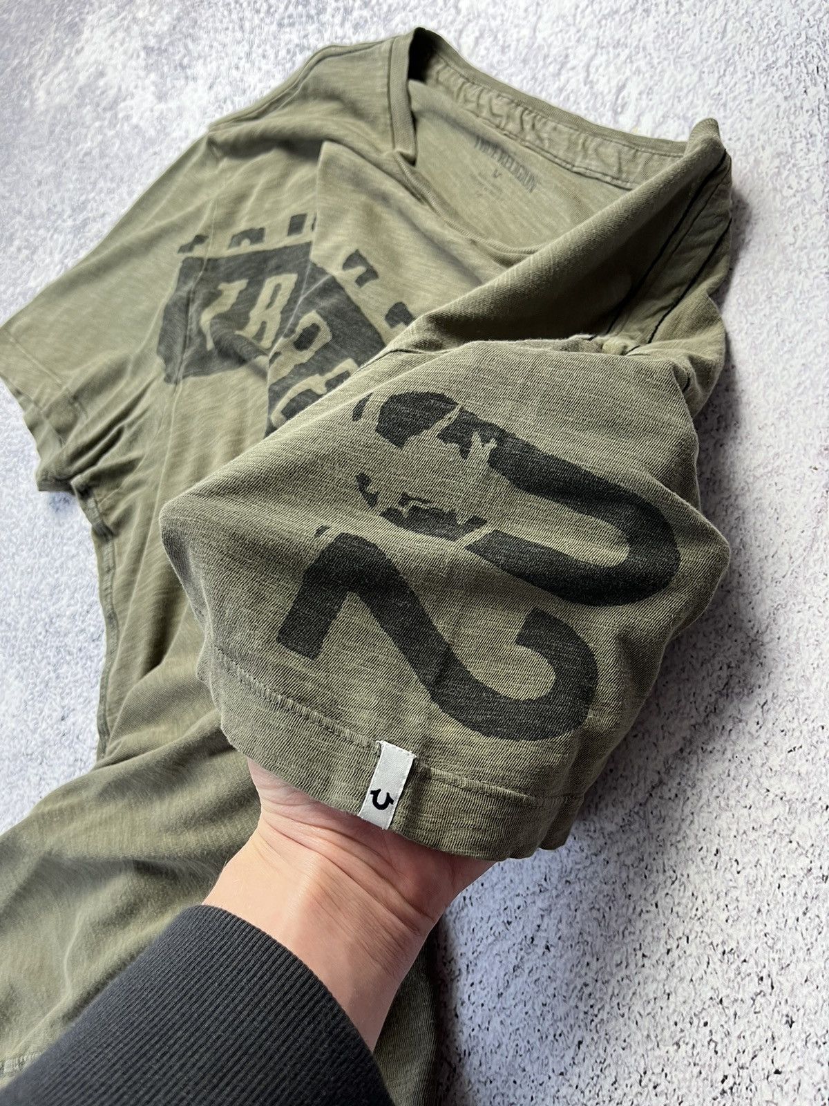 Japanese Brand Mens Vintage Distressed True Religion T-shirt Rare Y2K tee Size US L / EU 52-54 / 3 - 15 Thumbnail