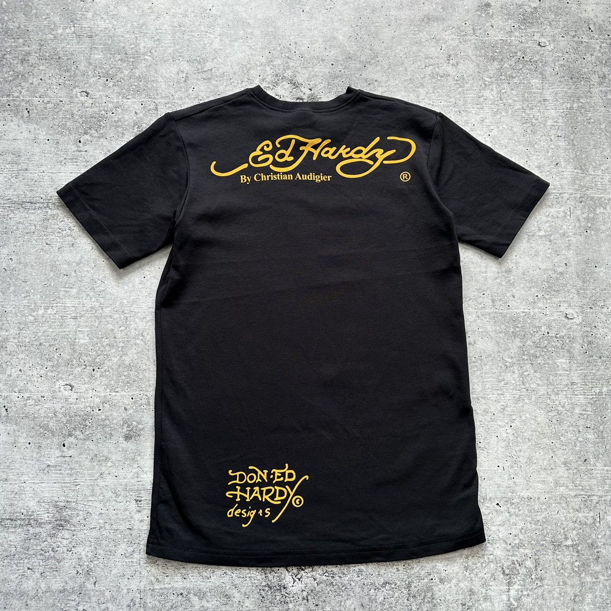 Other Ed Hardy Christian Audigier Y2K T-shirt Black Size XL / US 12-14 / IT 48-50 - 13 Thumbnail