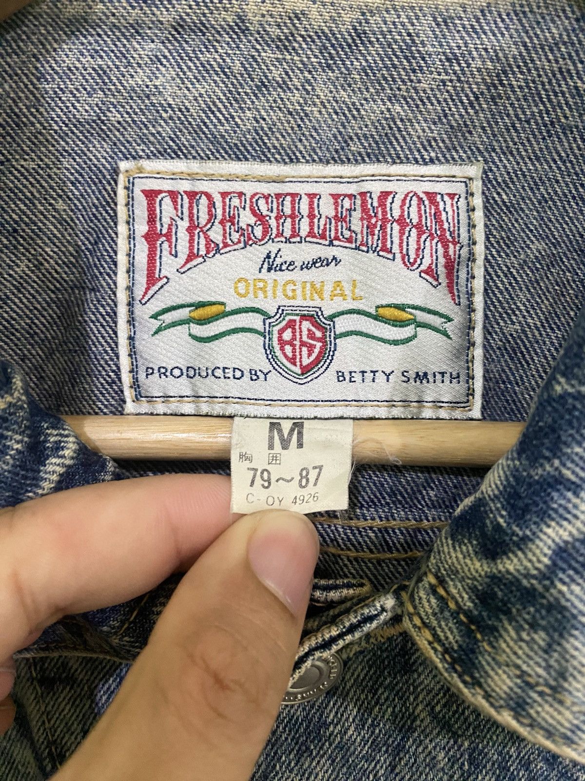 Other Vintage Betty Smith Stone Wash Denim Jacket Size US M / EU 48-50 / 2 - 4 Thumbnail