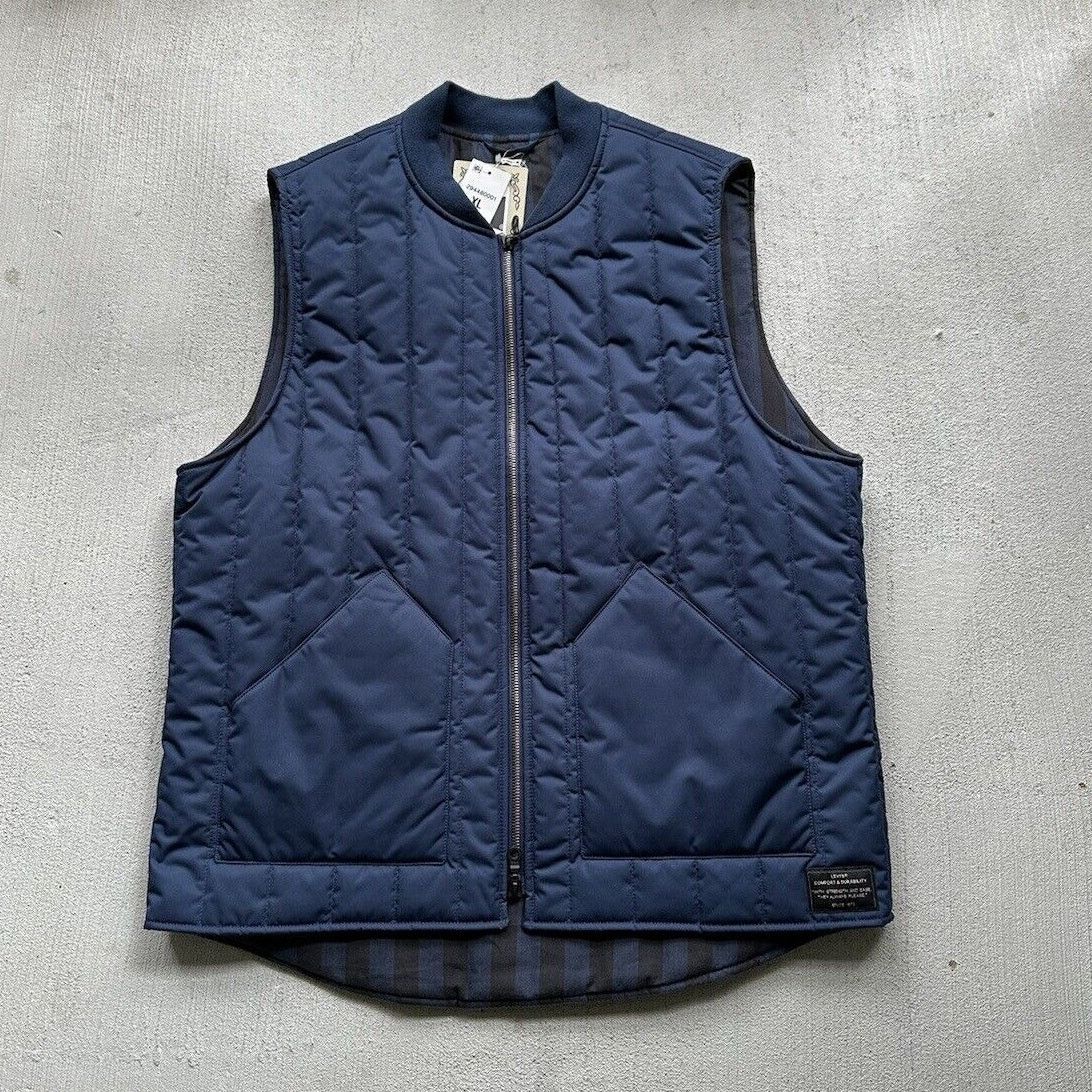 image of Levis Skateboarding Collection Mens Size XL Zip Up New Tags in Blue