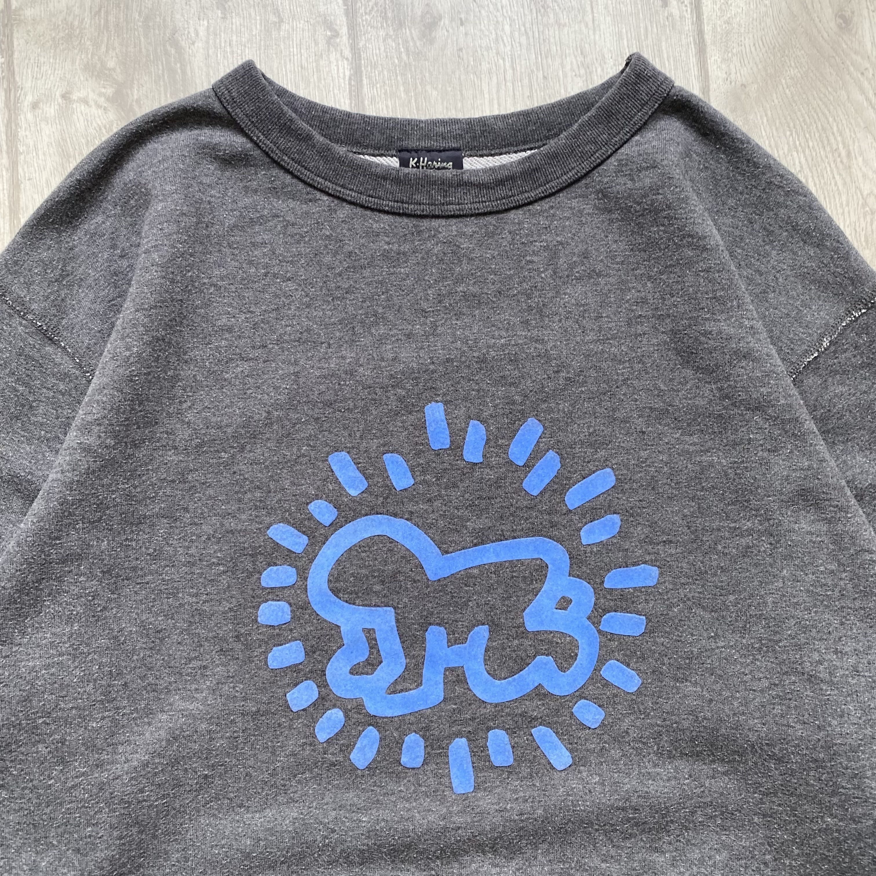Keith Haring 🖍️Japanese Vintage Keith haring big logo sweatshirt Uniqlo Size US XL / EU 56 / 4 - 7 Thumbnail