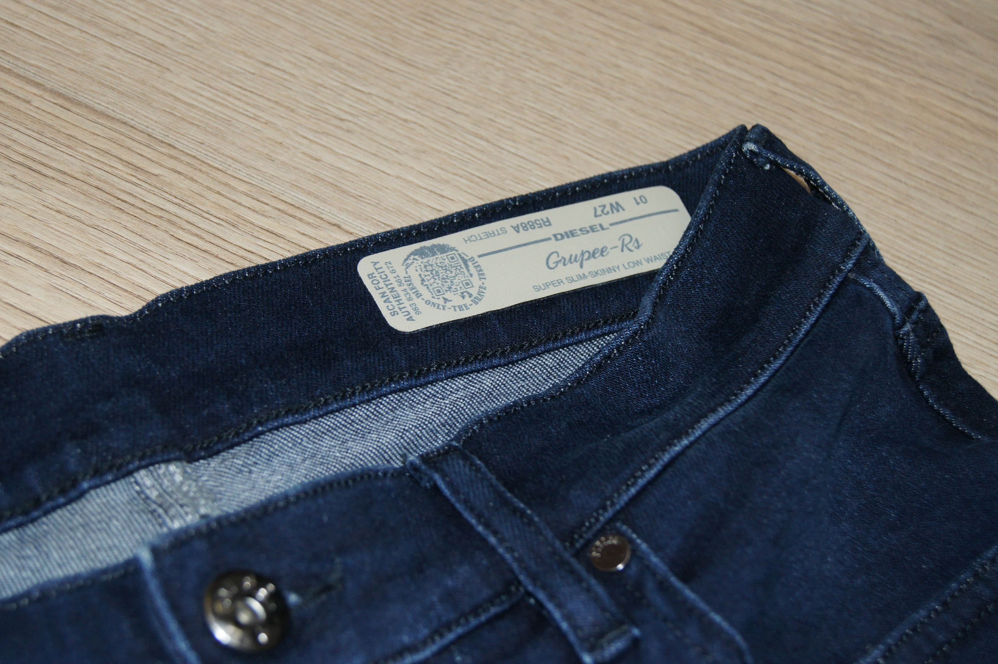 Designer × Diesel Unique Diesel GRUPEE-RS Women's Jeans in Size W27 y2k drip Size 27" / US 4 / IT 40 - 6 Thumbnail