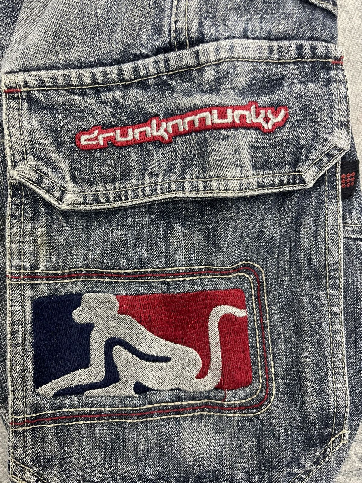 DrunknMunky Drunkn Munky Serial 00036 Carpenter Distressed Denim s21 Size US 32 / EU 48 - 6 Thumbnail