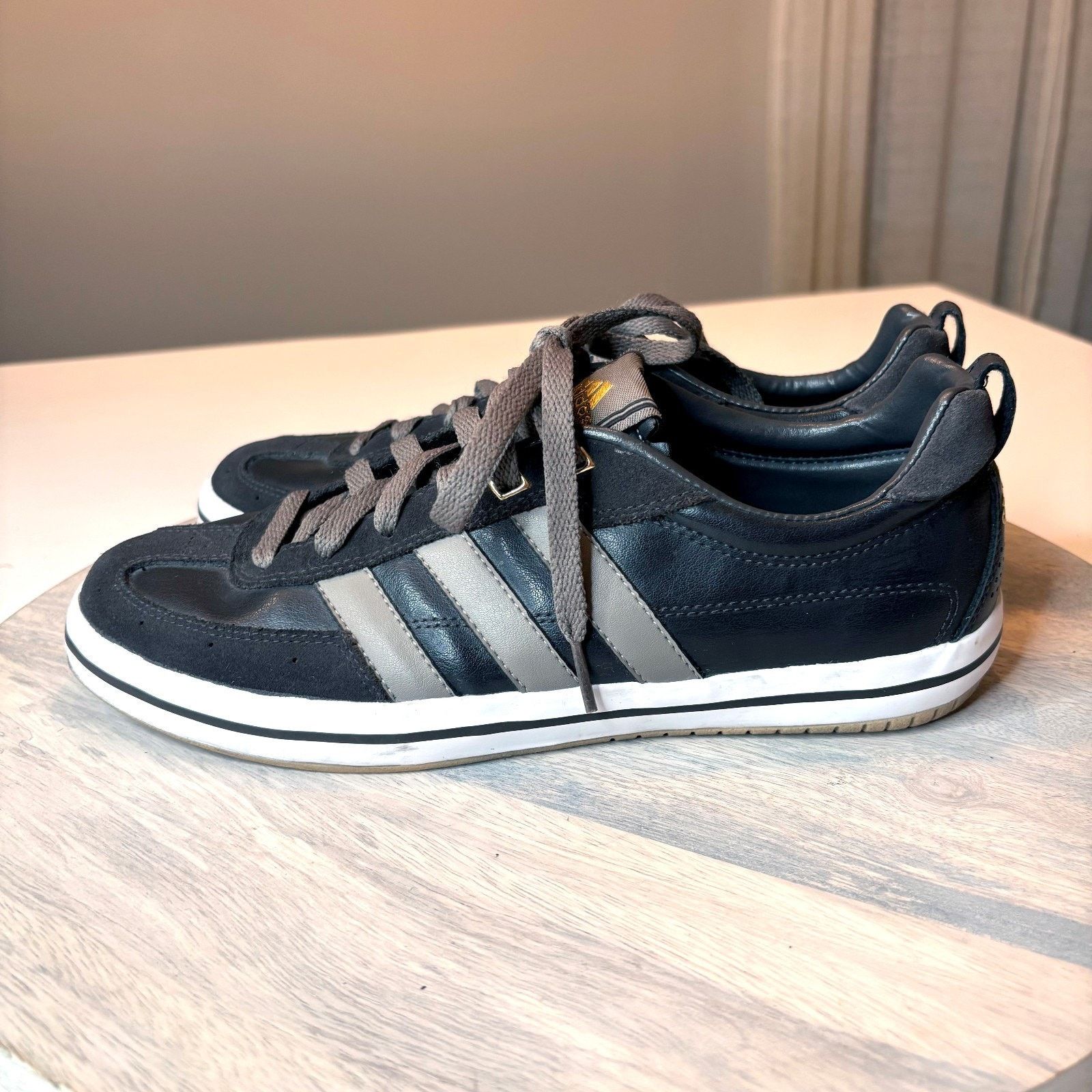 Adidas Adidas G03875 Men's Brown Sneakers Leather Shoes US Size 8.5 Size US 8.5 / EU 41-42 - 8 Thumbnail