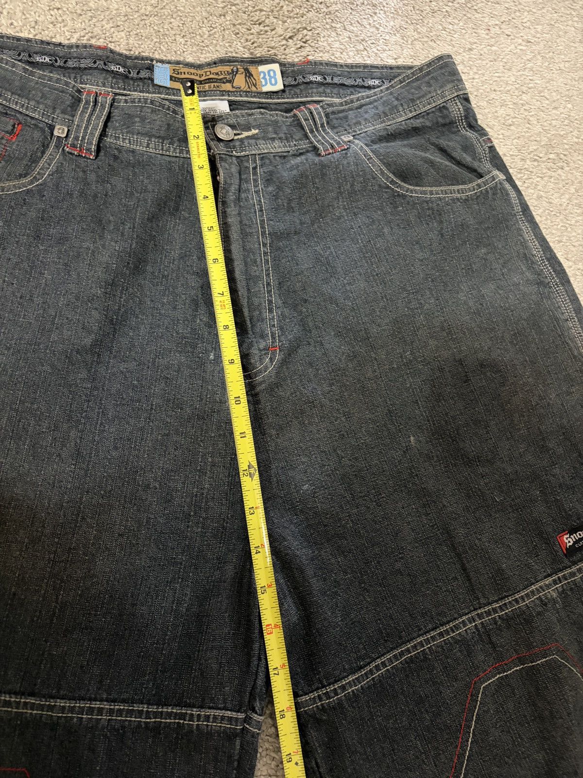 Snoop Dogg Vintage Y2K Snoop Dogg Baggy Embroidered Jeans Size 38/33 Size US 38 / EU 54 - 5 Thumbnail