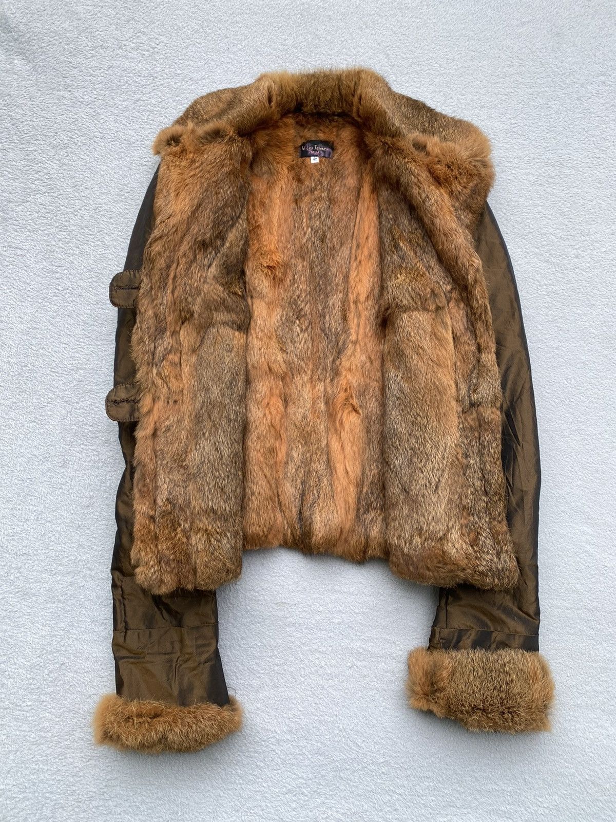 MR & MRS ITALY W Les Femme- Fur Aviator Jacket Size M / US 6-8 / IT 42-44 - 2 Thumbnail