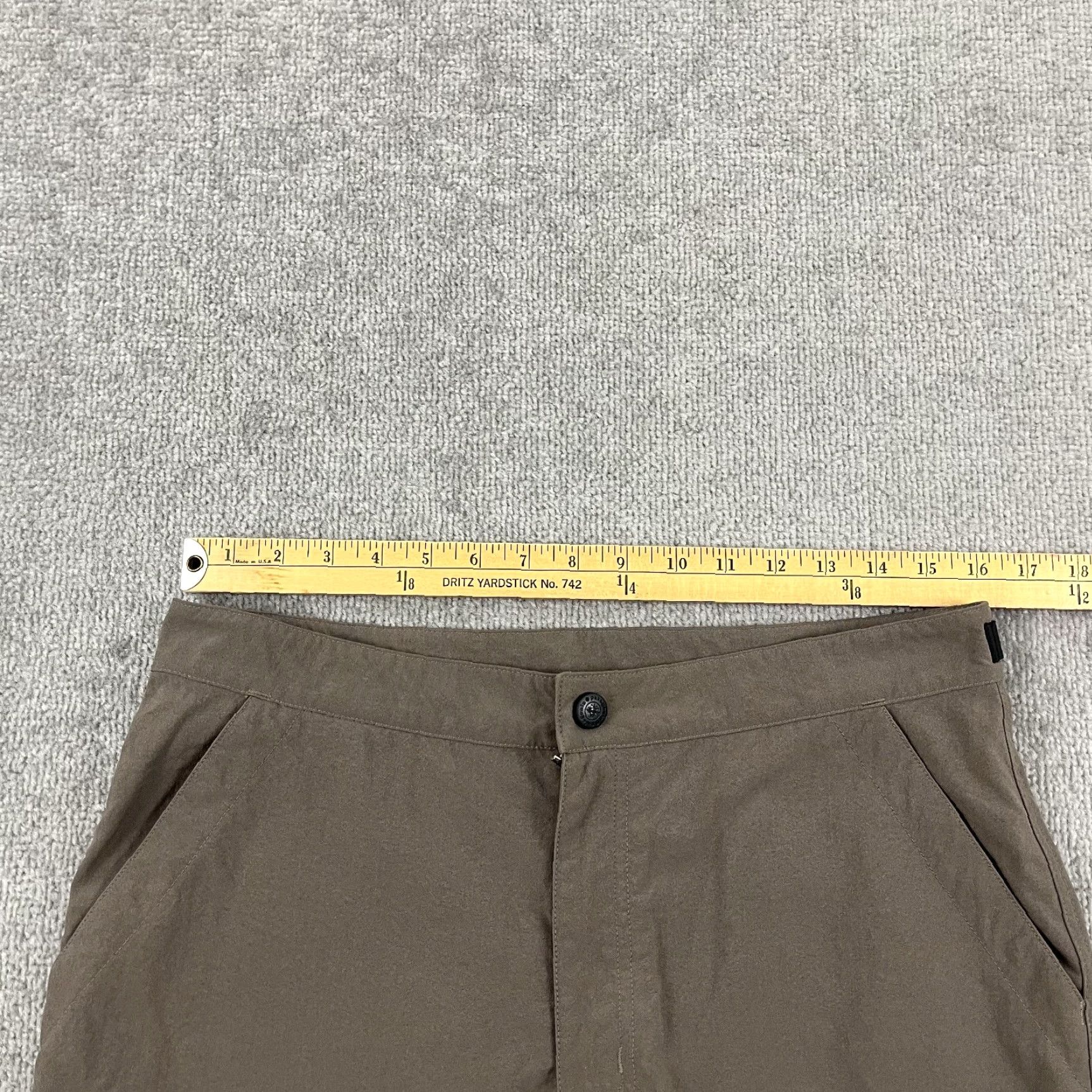 Patagonia Patagonia Pants Women Size 12 32x31 Brown Hiking Outdoor Belted Pockets Nylon Womens Size 34" / US 12 / IT 48 - 4 Thumbnail