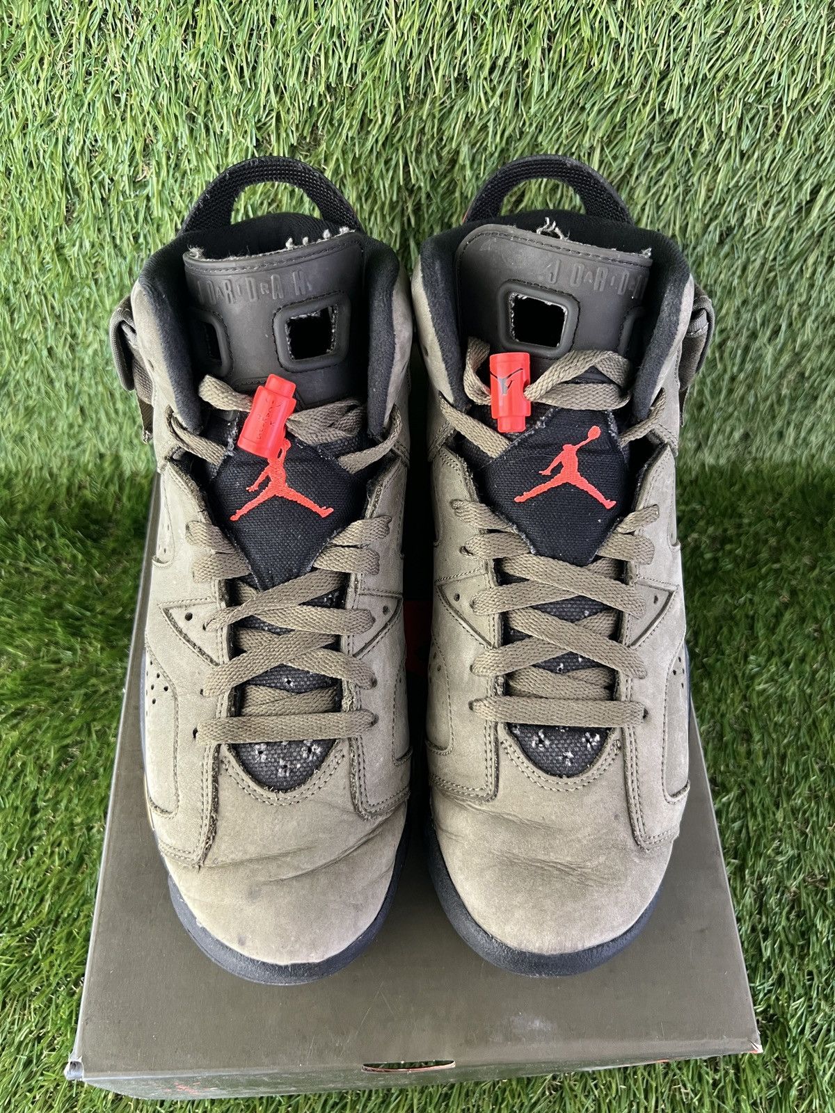 Jordan Brand × Nike × Travis Scott Jordan 6 Retro Travis Scott Olive Size US 7 / EU 40 - 7 Thumbnail