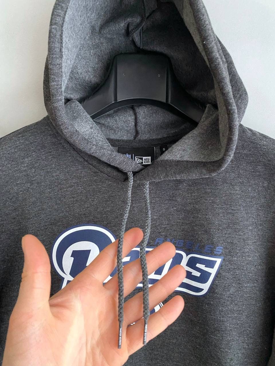 New Era New Era NFL Los Angeles Rams Team Gray Hoodie, Size S Size US S / EU 44-46 / 1 - 5 Thumbnail