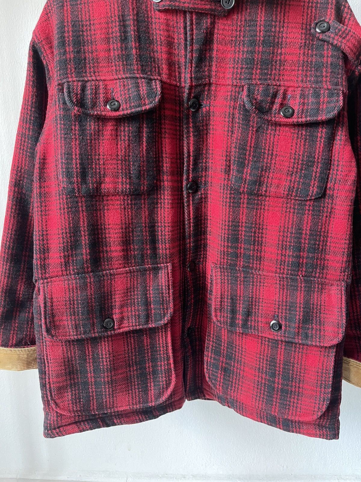 Polo Ralph Lauren 90s Polo Ralph Lauren Buffalo Plaid Heavy Wool Jacket 96 Size US L / EU 52-54 / 3 - 9 Thumbnail