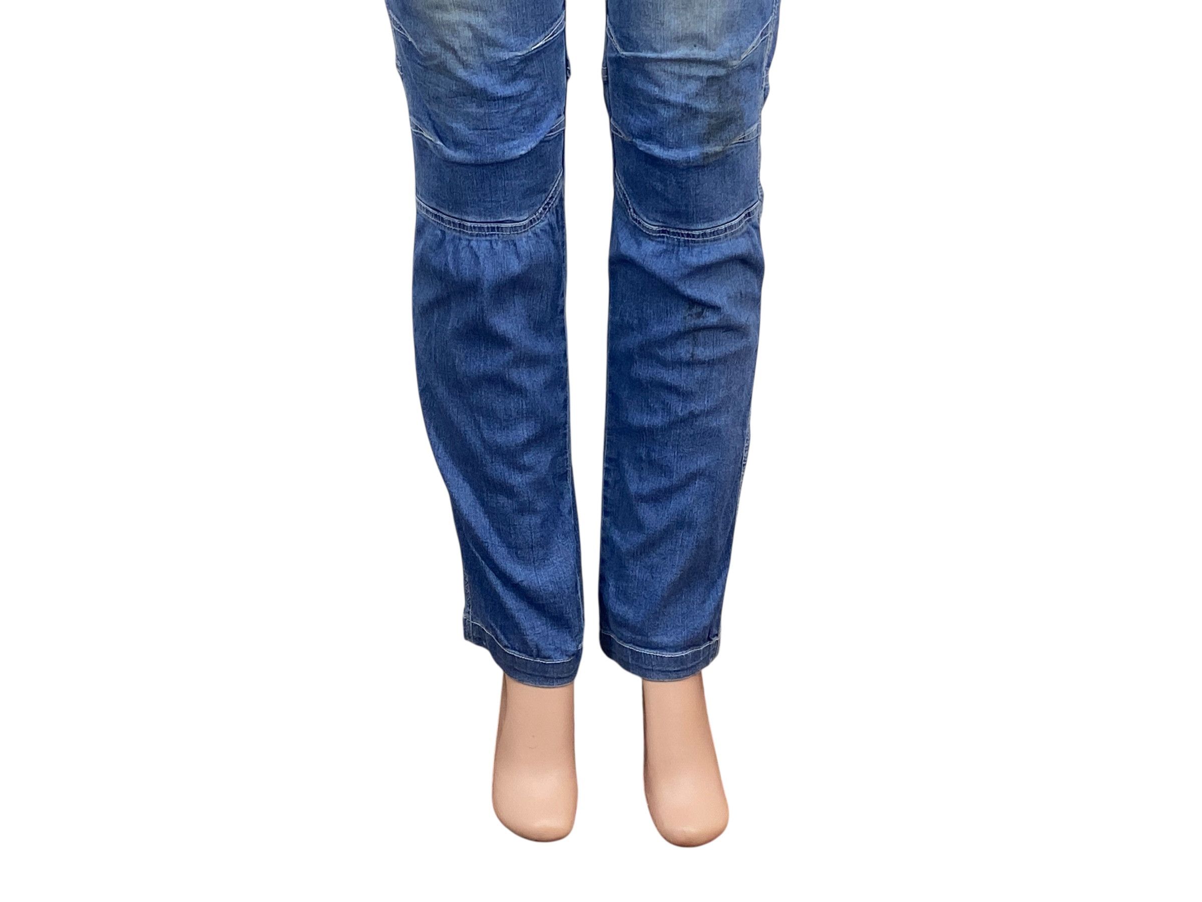 Japanese Brand Tora Cargo Jeans Multipocket Jeans Bondage Jeans Size 29" - 6 Thumbnail