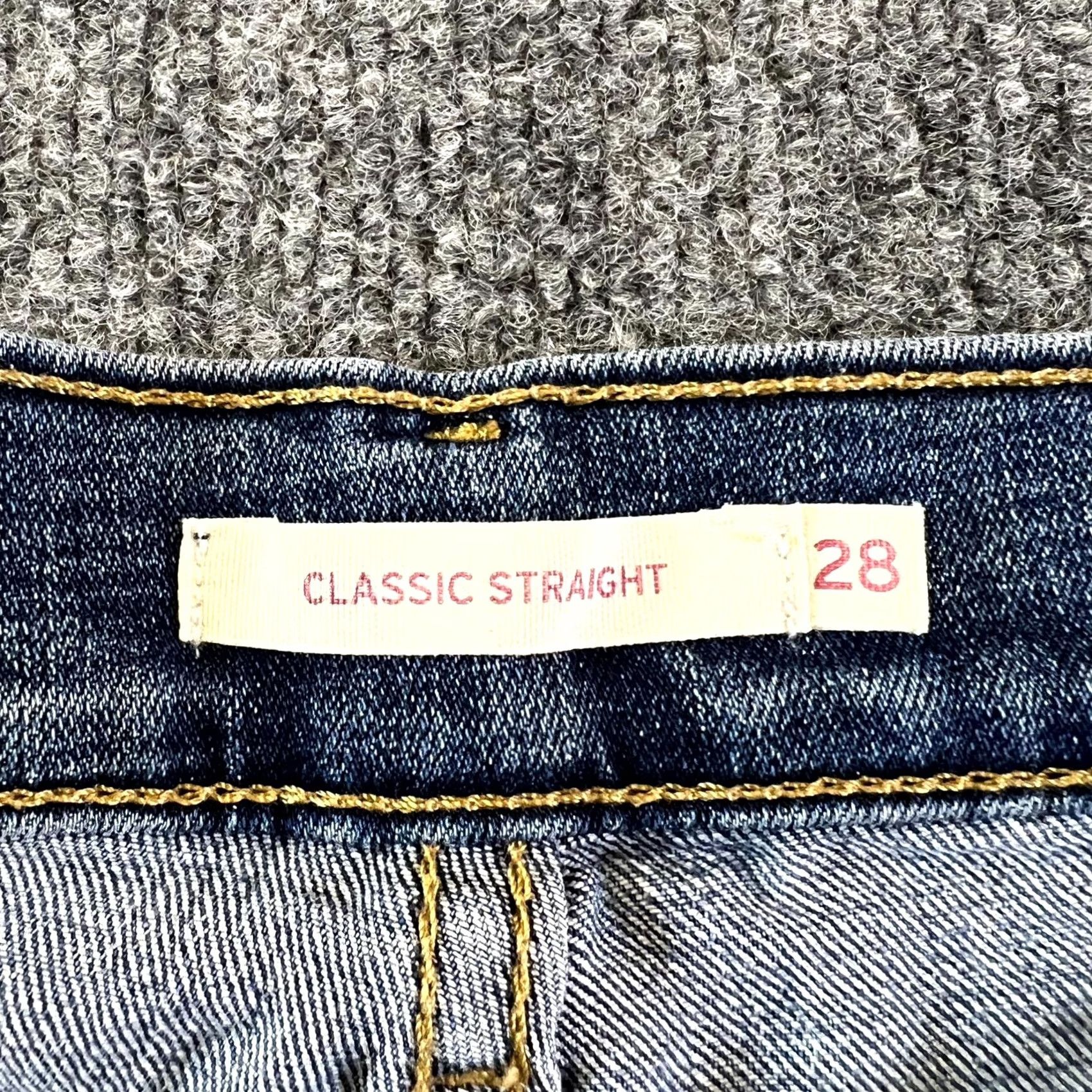 Levi's Levi's Classic Straight Jeans Women Blue Medium Wash 28 Streetwear Zip Fly 5-Pocket Womens Jeans Vintage No" Size 28" / US 6 / IT 42 - 6 Thumbnail