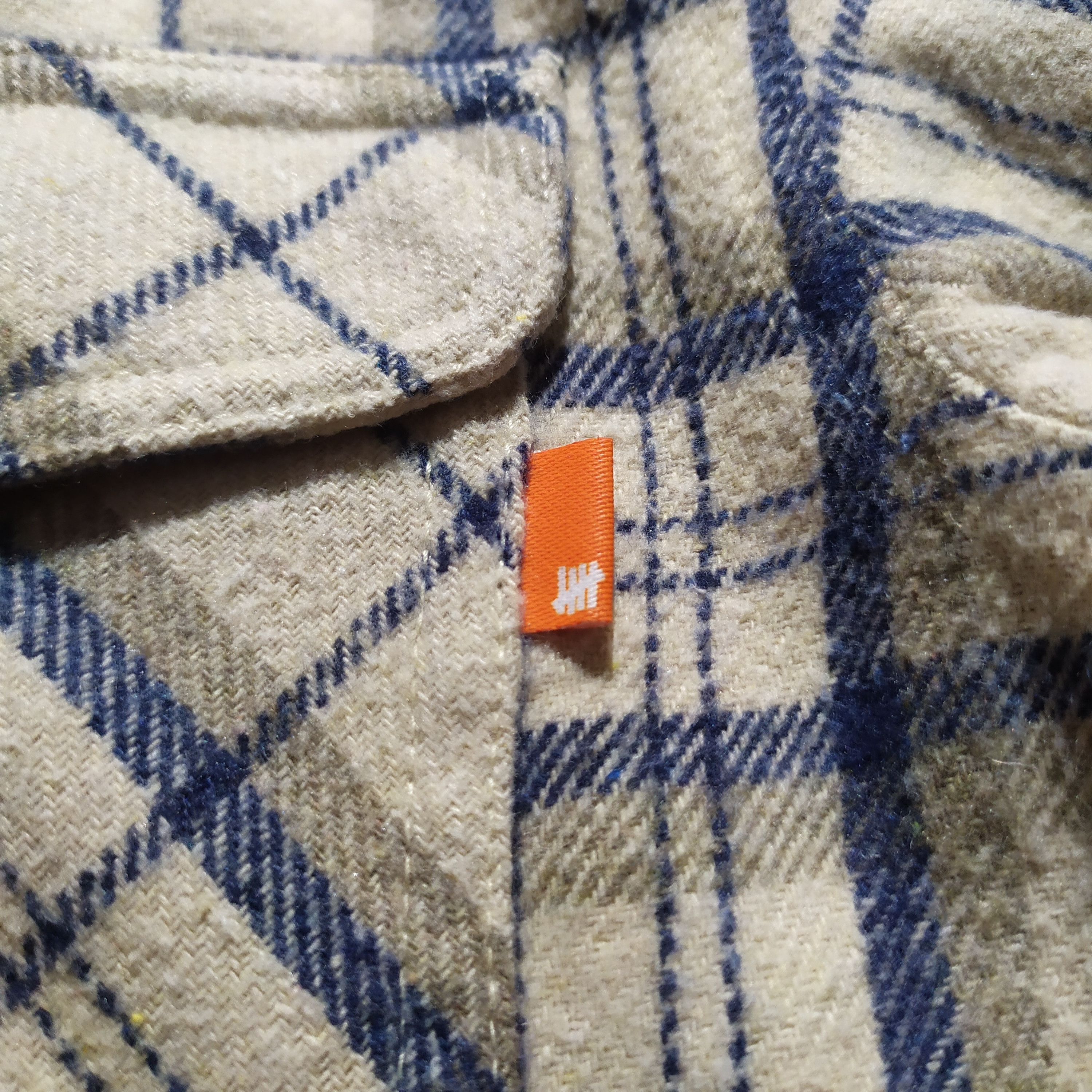 Undefeated UNDEFEATED FLANNEL SHIRT - JP20010 "White" Size US L / EU 52-54 / 3 - 8 Thumbnail