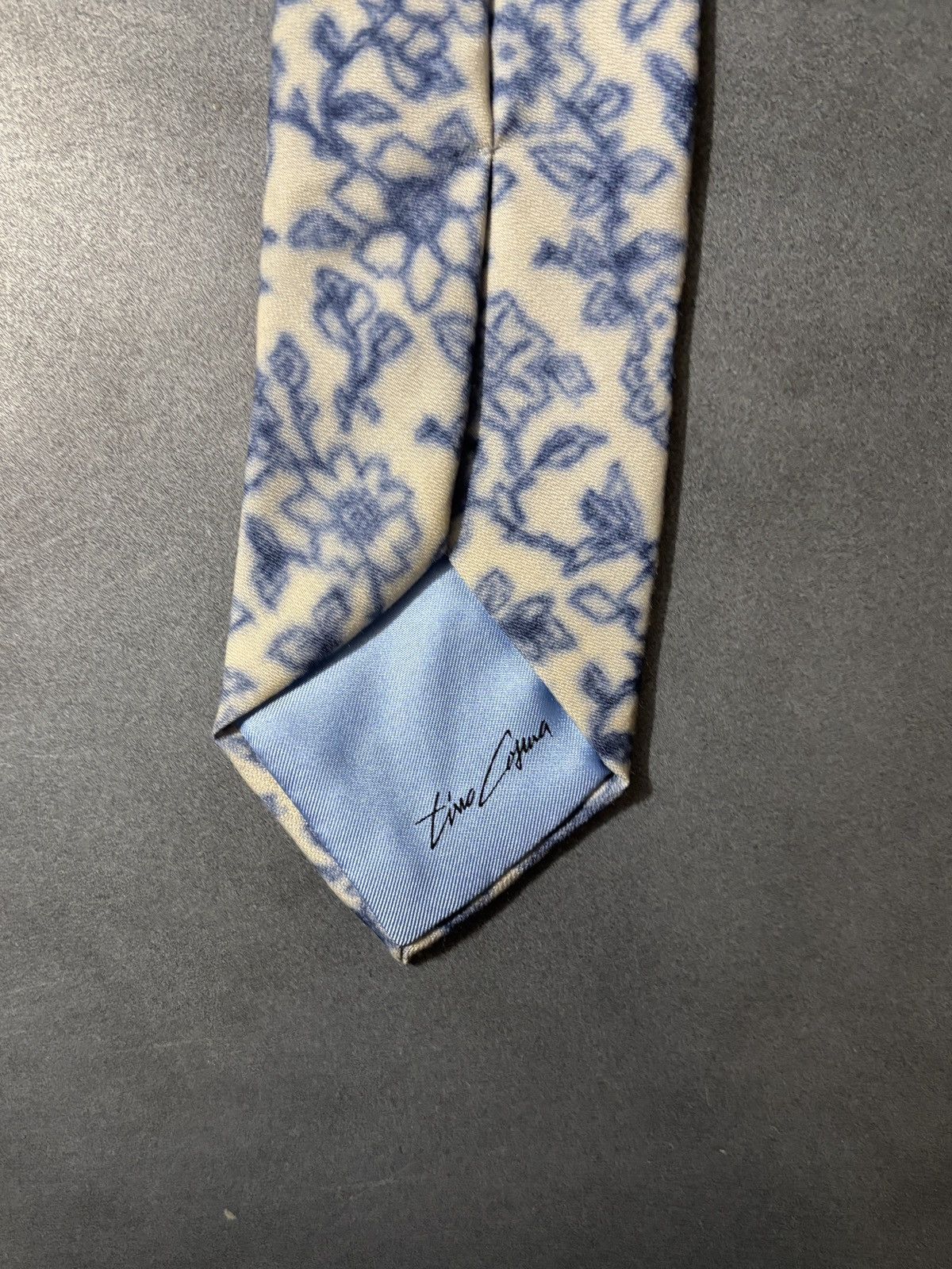 Vintage Vintage English Blue Willow Plate JPG Tattoo Pattern Necktie Size ONE SIZE - 6 Thumbnail