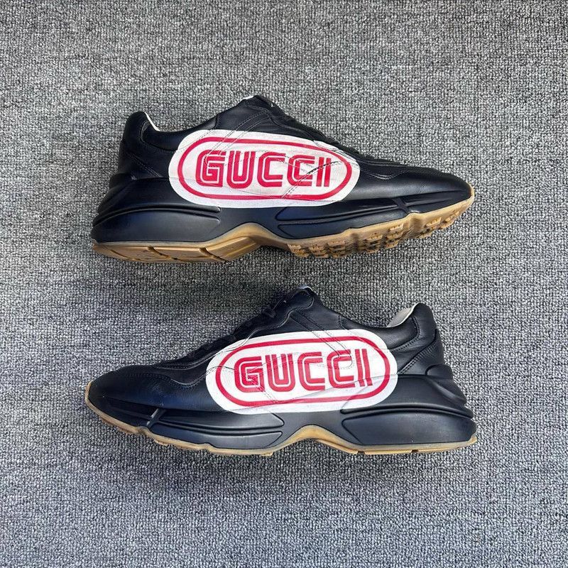 Gucci Gucci Rhyton Color-Blocked Casual Sneakers Size US 10.5 / EU 43-44 - 2 Thumbnail