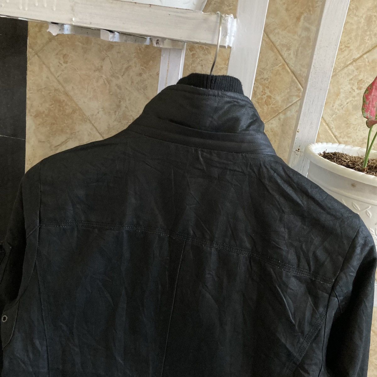 14th Addiction CIVARIZE - Multi Zipper Waxed Layers Jacket Vkei Japanese Size US M / EU 48-50 / 2 - 8 Thumbnail