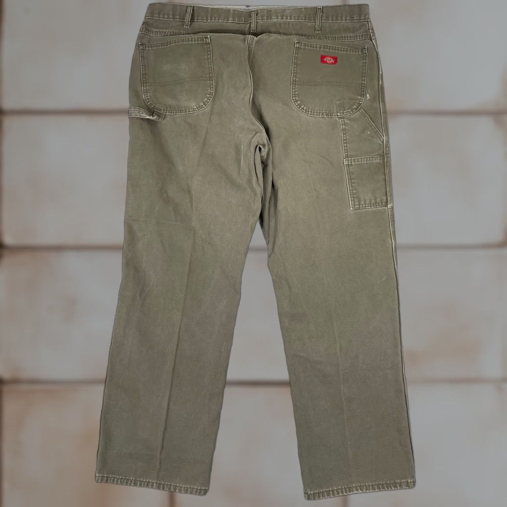Dickies VINTAGE Dickies Carpenter Pants Mens 44x32 Brown Duck Canvas Workwear Skater Pants Mens Size US 44 / EU 60 - 1 Thumbnail