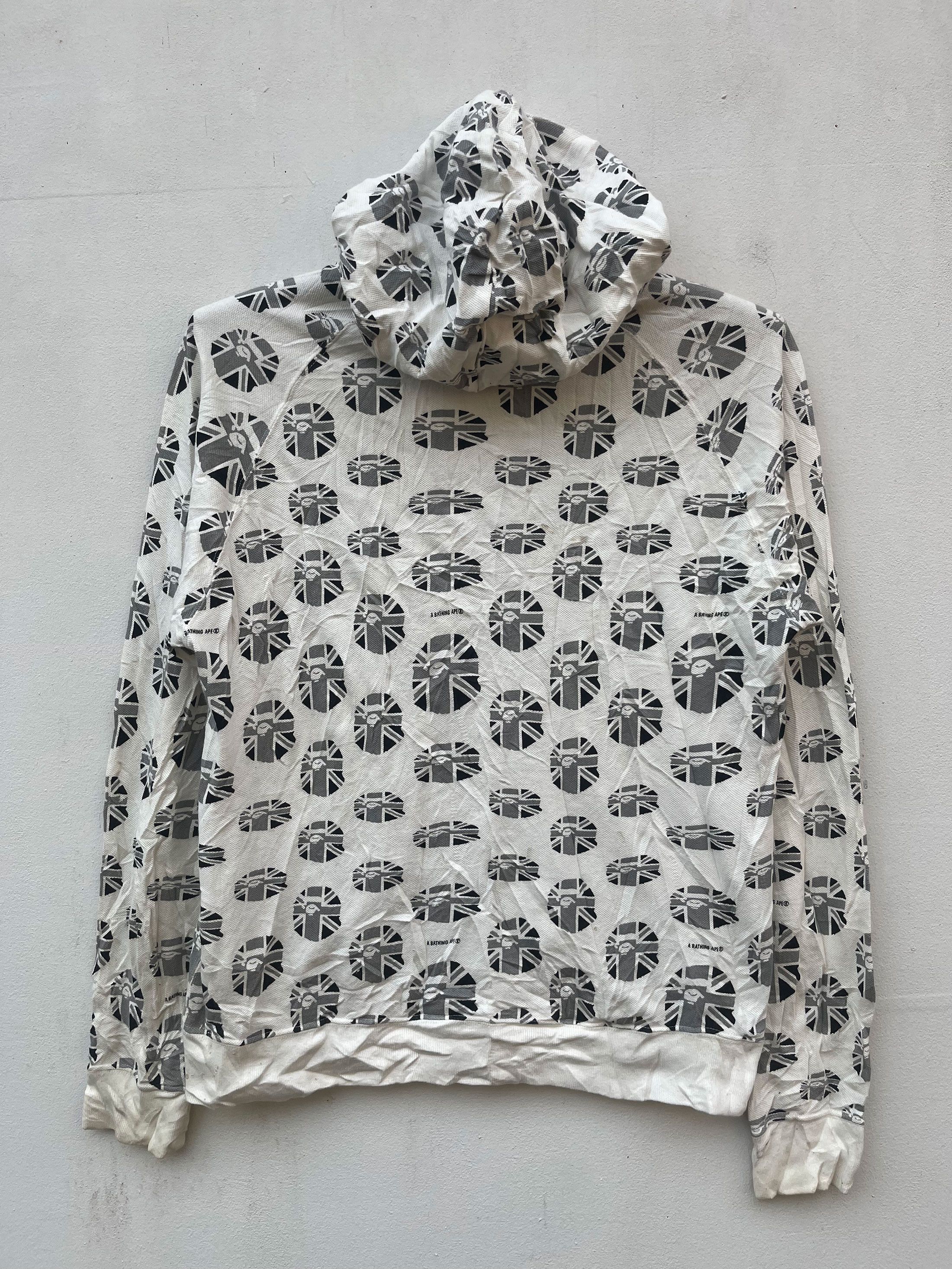 Bape Bathing Ape Zipper Hooded Sweatshirt Sweater Union Jack Size S / US 4 / IT 40 - 6 Thumbnail