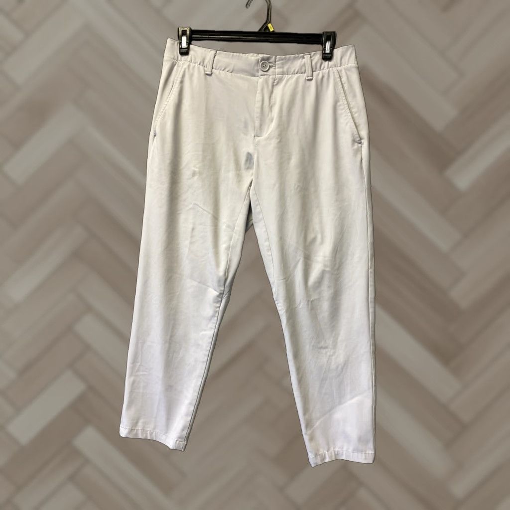 Under Armour Under Armour Pants Men’s 34x28 Gray Skinny Jogger Storm Cold Gear Stretch Water Resistant Drawstring Sweatpants Mens Size US 34 / EU 50 - 1 Thumbnail