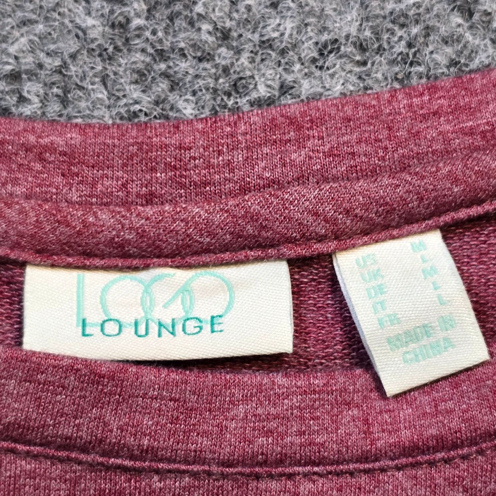 Vintage LOGO Lori Goldstein Sweatshirt Womens Size Medium Red Floral Trim Crochet Casual Size M / US 6-8 / IT 42-44 - 3 Thumbnail