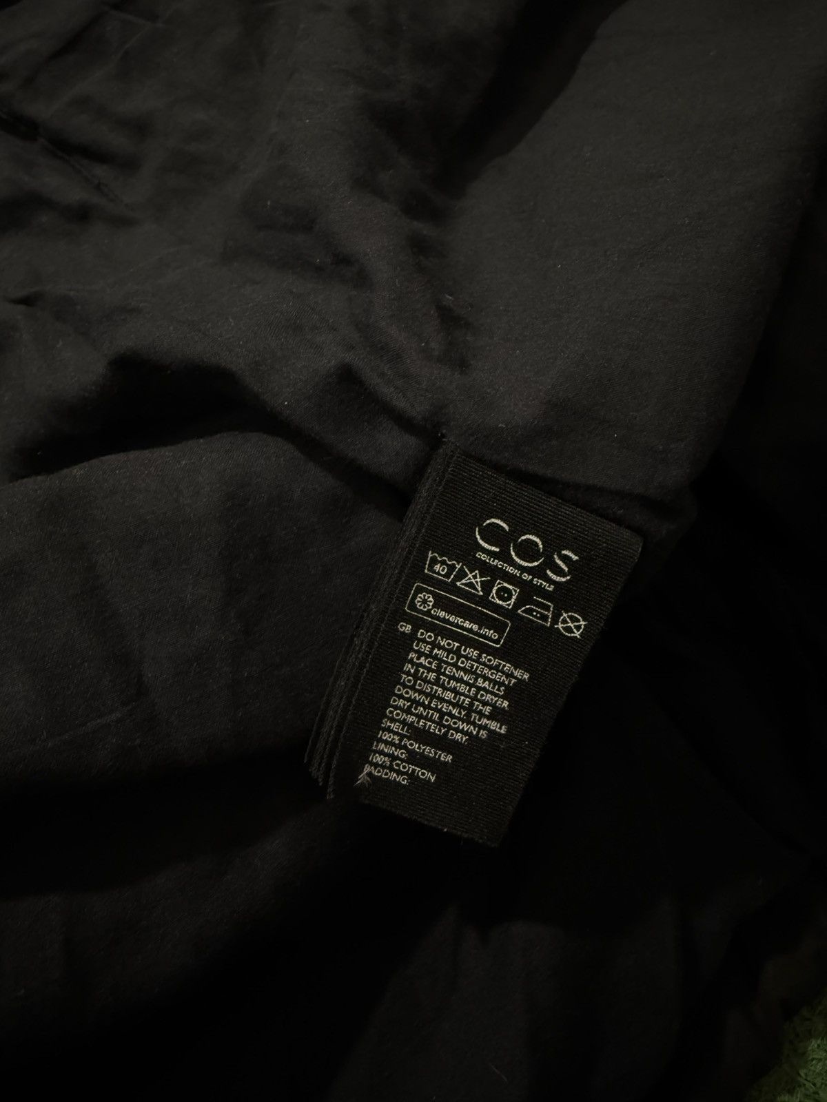 Cos COS puffer down Coat Black Jacket Oversize go Size S / US 4 / IT 40 - 4 Thumbnail