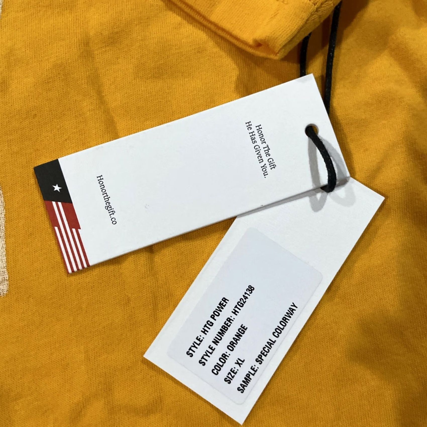 Honor the Gift Honor The Gift T-Shirt Oversize Mens XL Crew Neck Short Sleeve Yellow Cotton Regular Men’s Size US XL / EU 56 / 4 - 2 Thumbnail