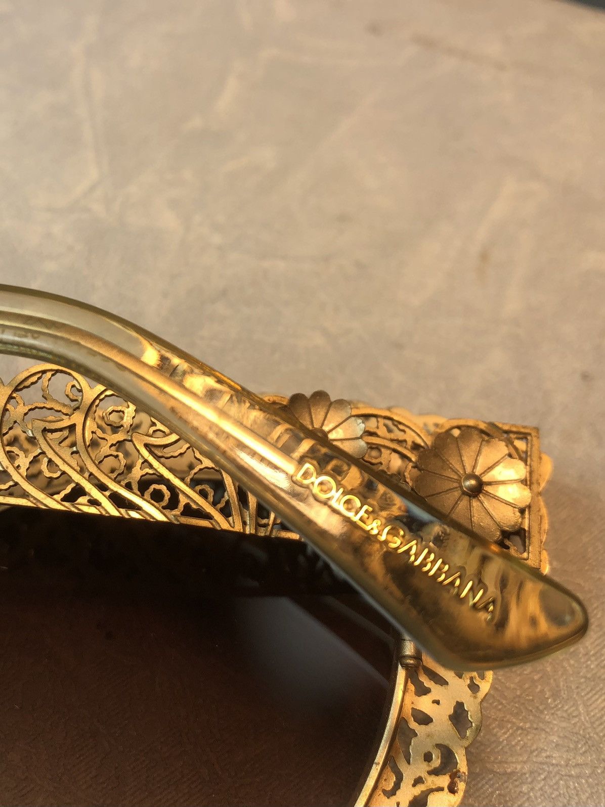 Dolce & Gabbana Dolce & gabbana golden filigree frame sunglasses Size ONE SIZE - 7 Thumbnail