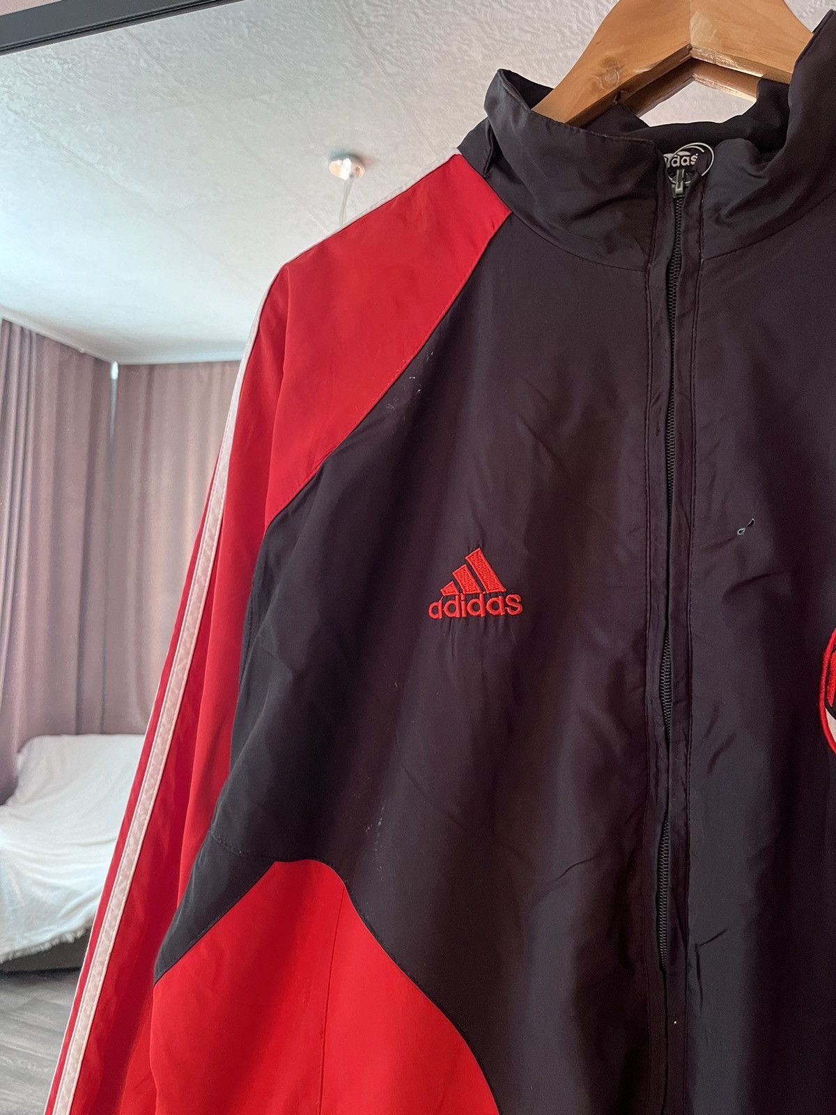 Other Vintage 90s AC MILAN Soccer Adidas Retro Olympic Jacket Size US XL / EU 56 / 4 - 5 Thumbnail