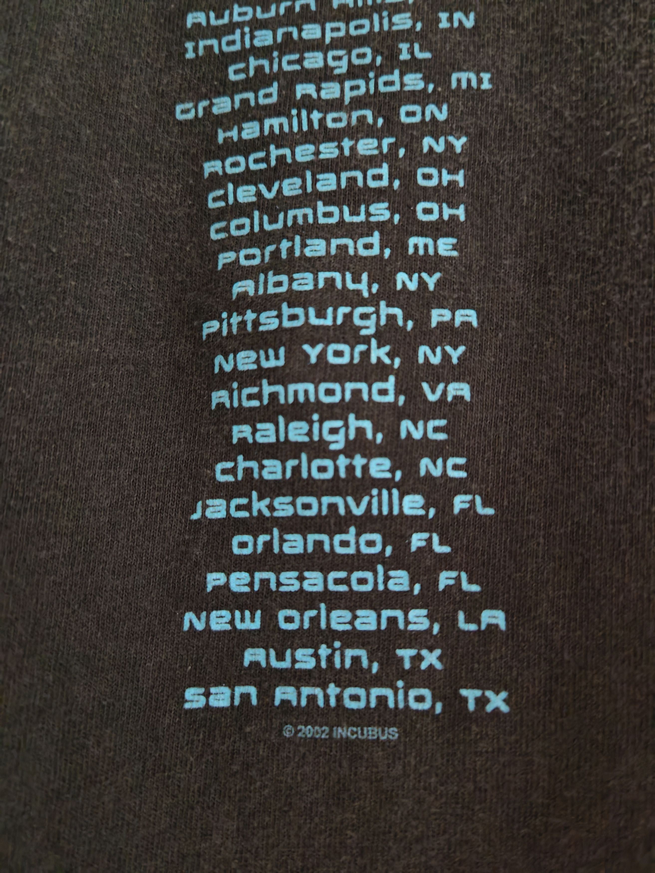 Band Tees Incubus ©2002 Morning View Tour Size US L / EU 52-54 / 3 - 4 Thumbnail
