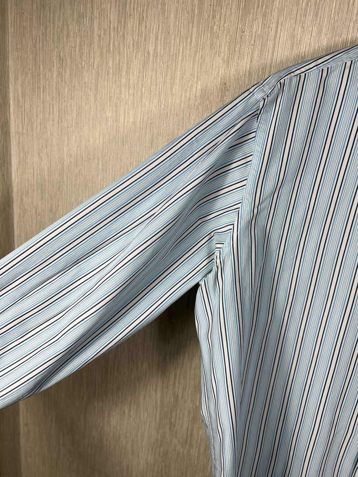 Burberry Vintage Burberry London sussex striped pocket logo shirt Size US XXL / EU 58 / 5 - 12 Thumbnail