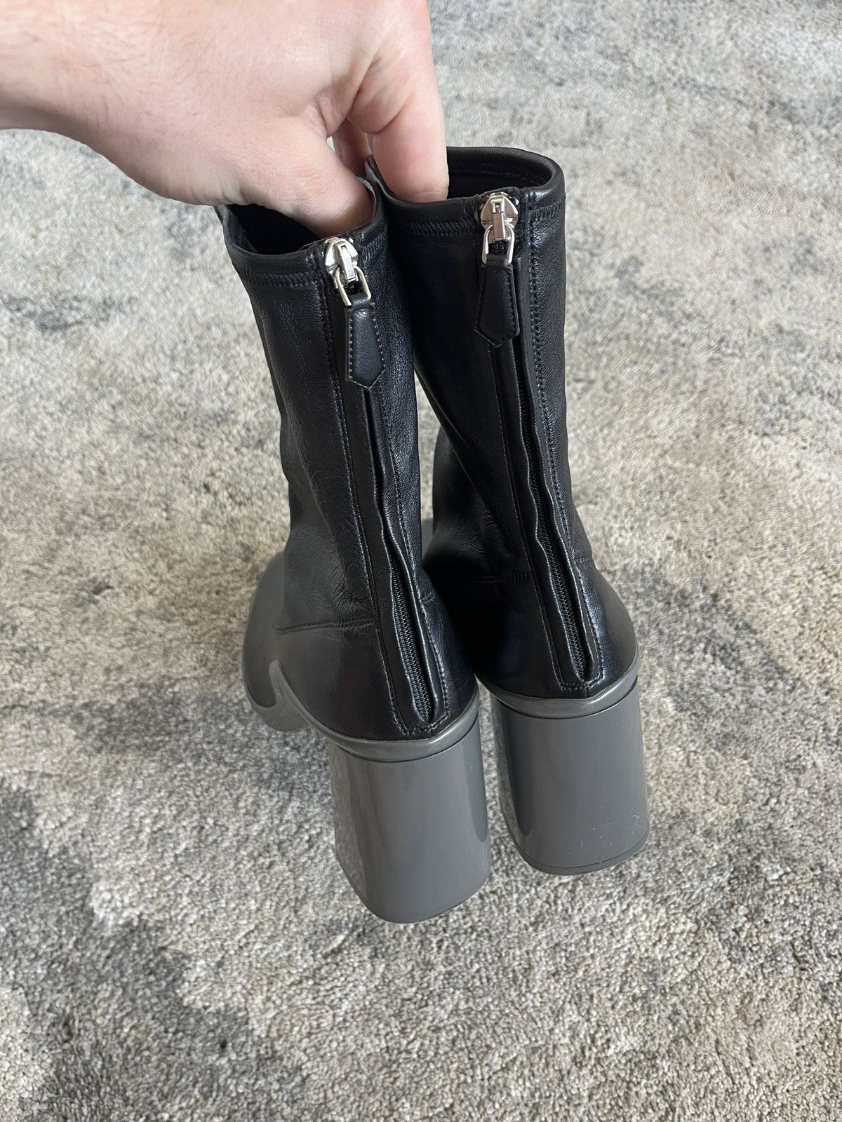 Prada Prada leather heels boots Size US 8.5 / IT 38.5 - 6 Thumbnail