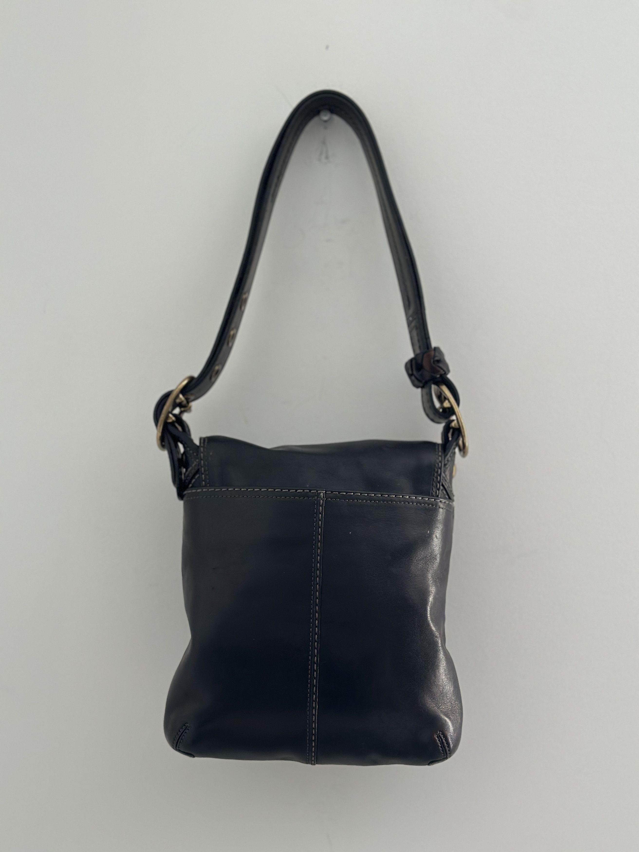 Coach COACH BLACK LEATHER FRONT BUCKLE Size ONE SIZE - 10 Thumbnail