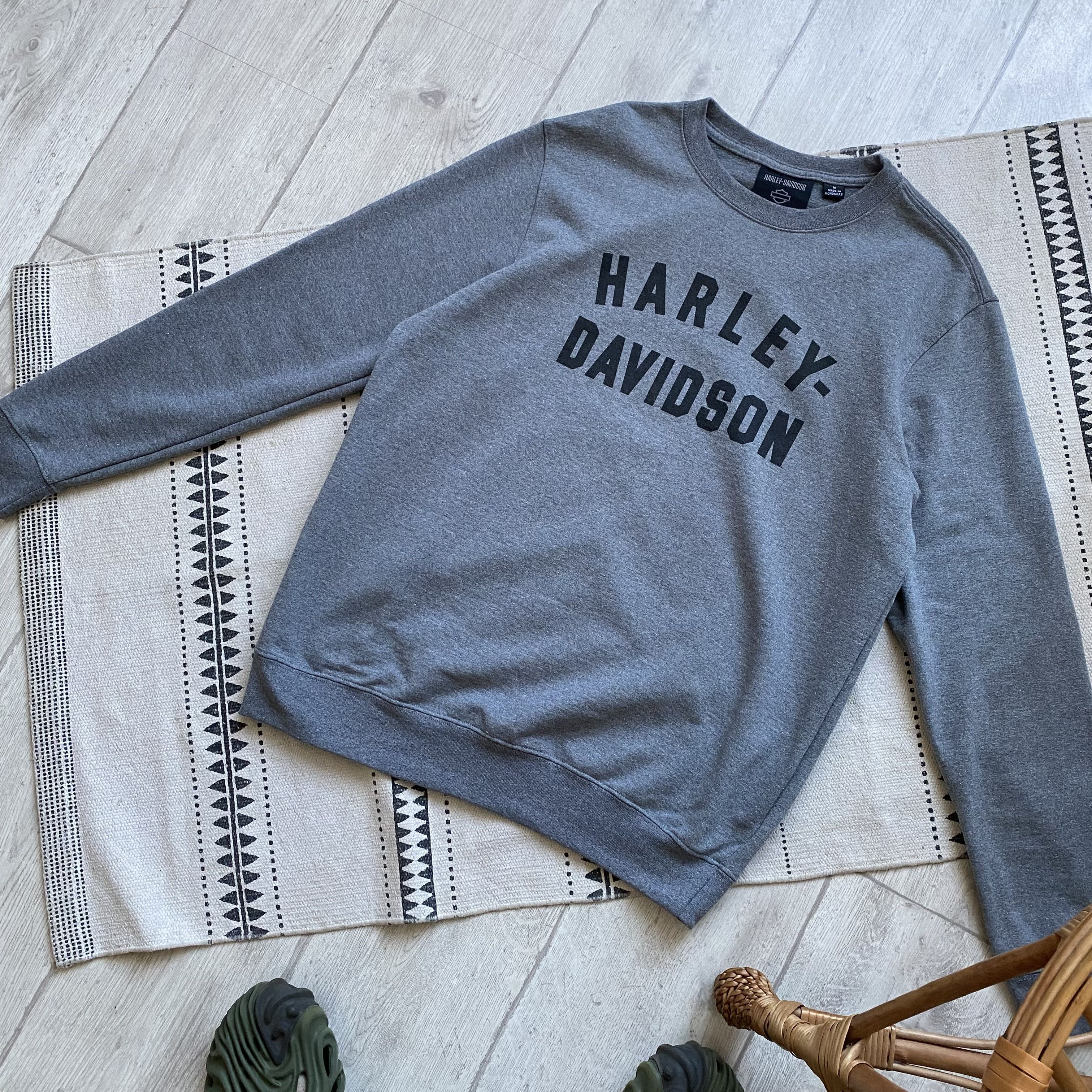 Harley Davidson 🦅 Harley Davidson sweatshirt center logo license Size US M / EU 48-50 / 2 - 9 Thumbnail