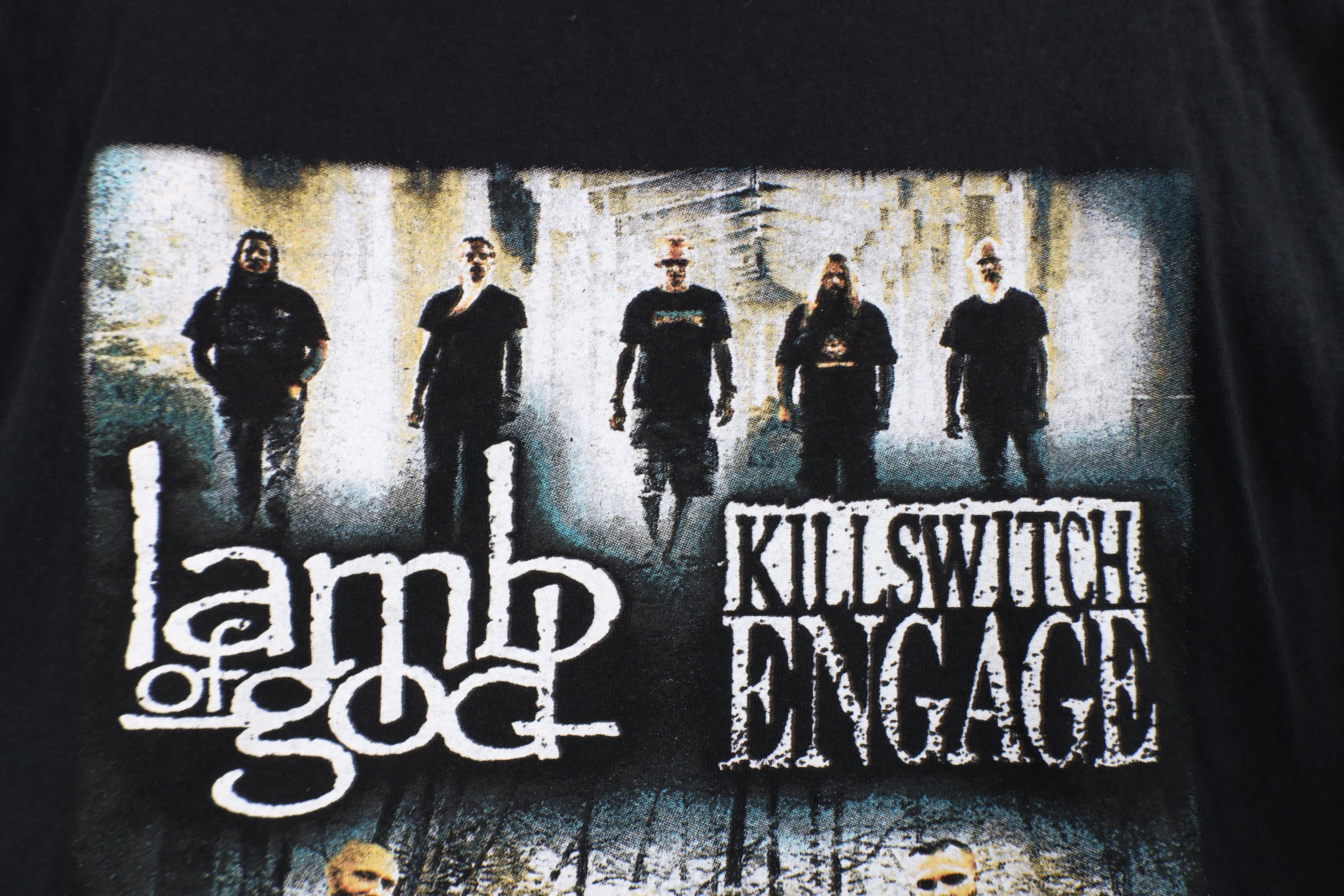 Vintage Y2K Tour Alert Lamb of God Kill Switch Engage Band T-Shirt Size US L / EU 52-54 / 3 - 5 Thumbnail
