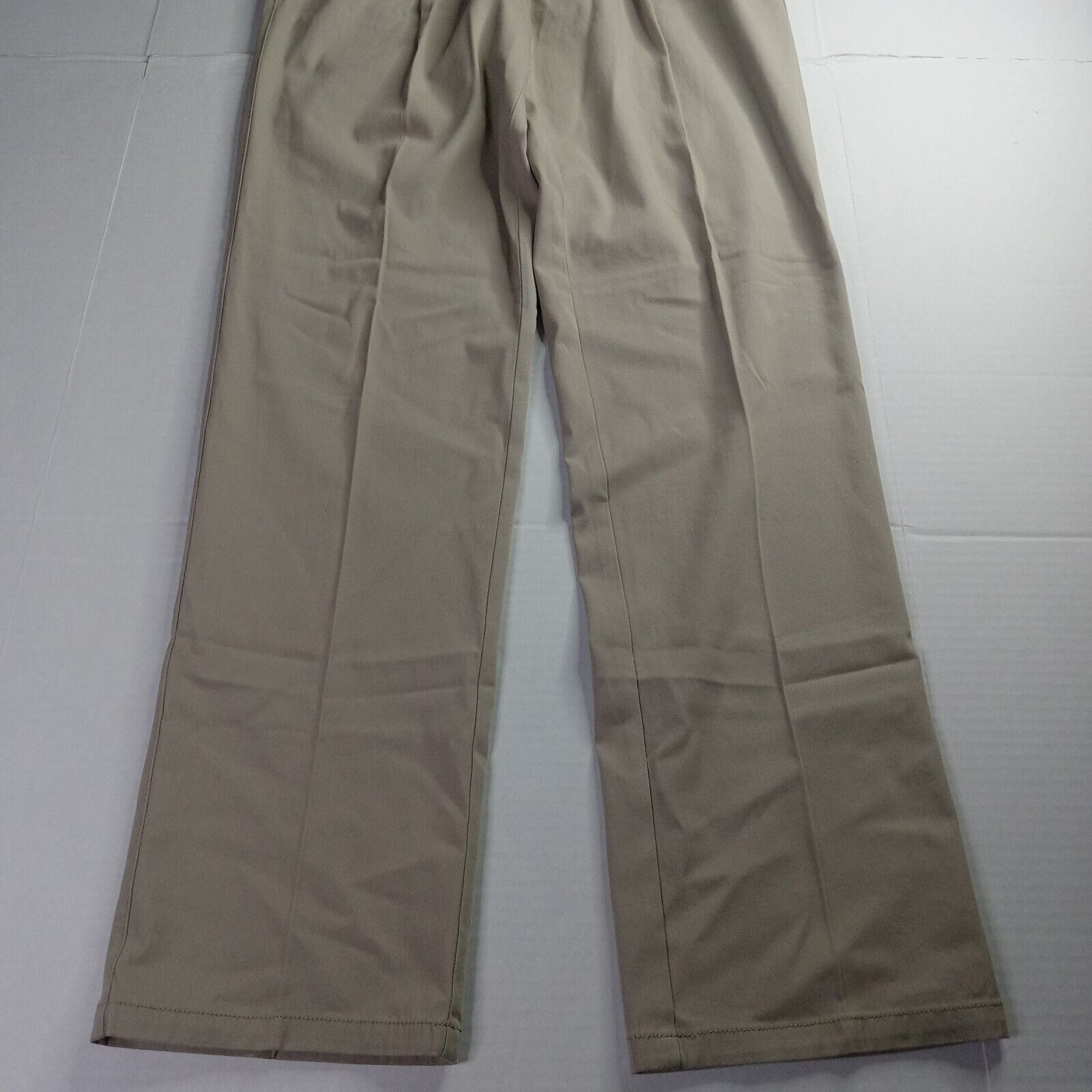 & Other Stories Ballin Relaxed Supima Twill Pants Men's 38x35 Stone Pleated Size US 38 / EU 54 - 2 Thumbnail
