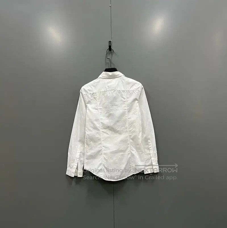 Burberry Burberry White Cotton Long Sleeve Shirt. Size XXS / US 00 / IT 34 - 3 Thumbnail