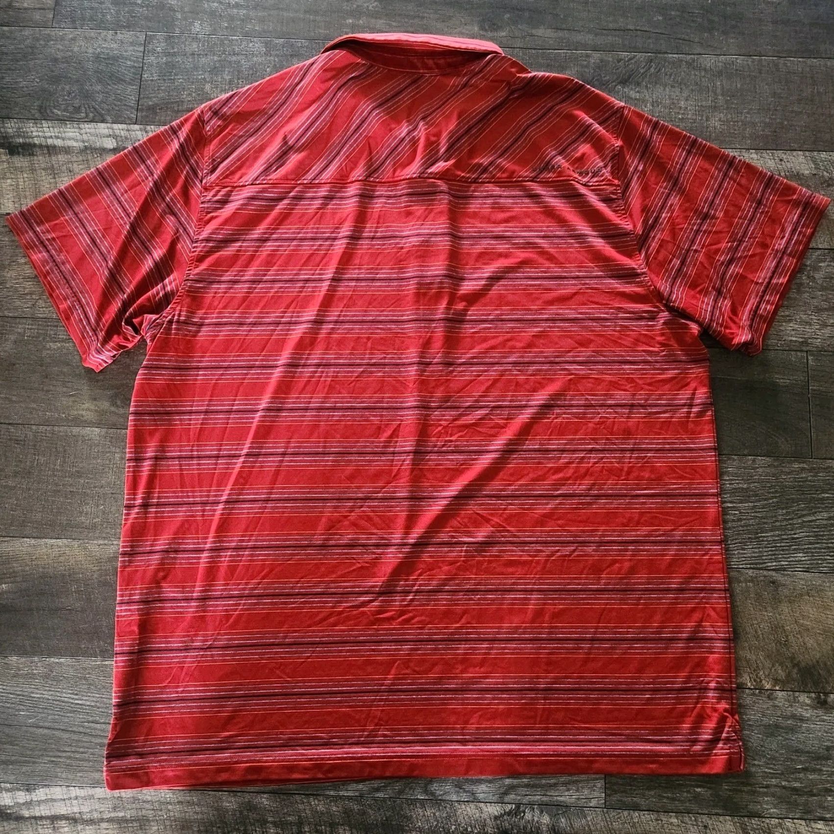 Under Armour Under Armour Polo Shirt Mens 3XL Red Striped Performance Loose Fit Golf Polo Shirt Mens 3XL Red Striped Performance Loose Fit Golf Size US XXL / EU 58 / 5 - 7 Thumbnail