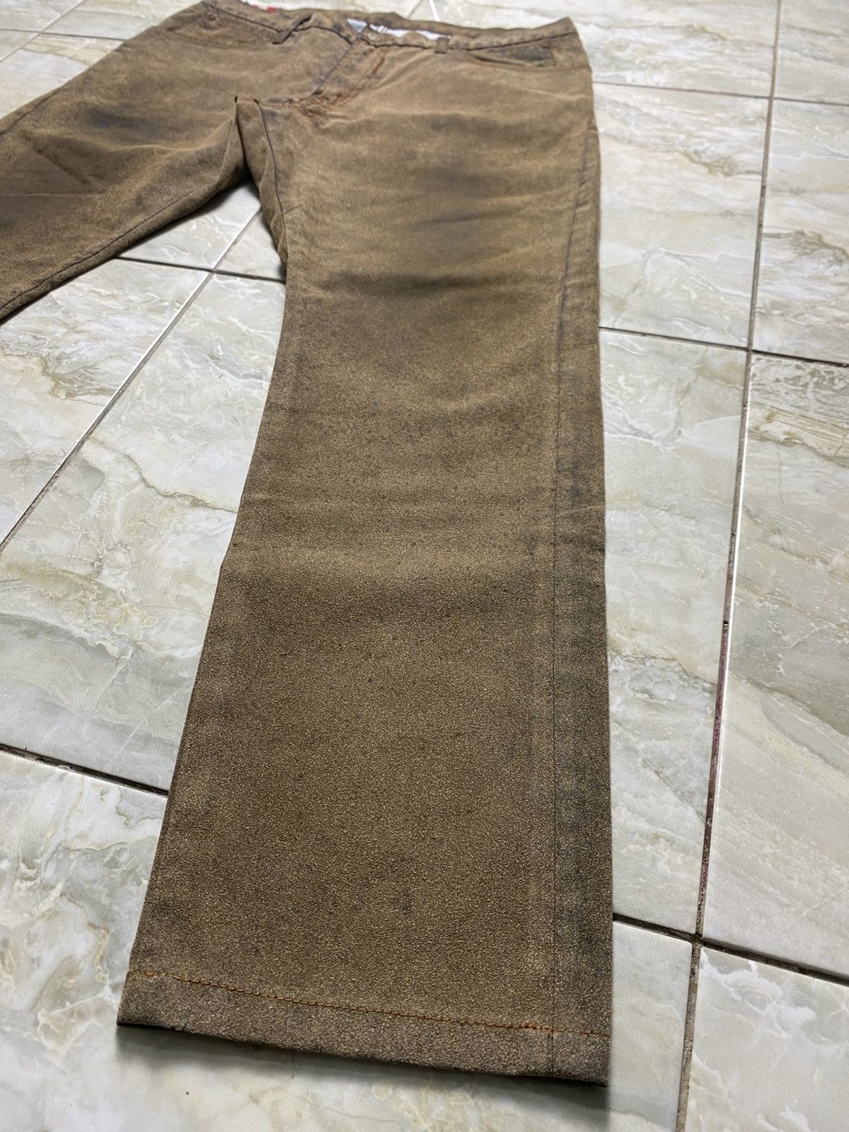 Japanese Brand 🇯🇵 Japanese Brand Blueway Leather Jeans Size US 34 / EU 50 - 9 Thumbnail