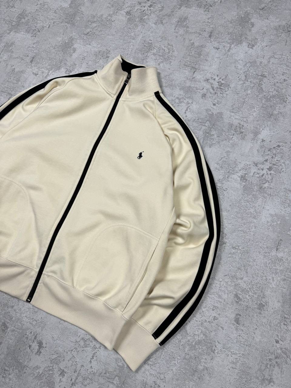 Polo Ralph Lauren Vintage Polo Sports Beige Zip Sweatshirt Size M Size US M / EU 48-50 / 2 - 2 Thumbnail
