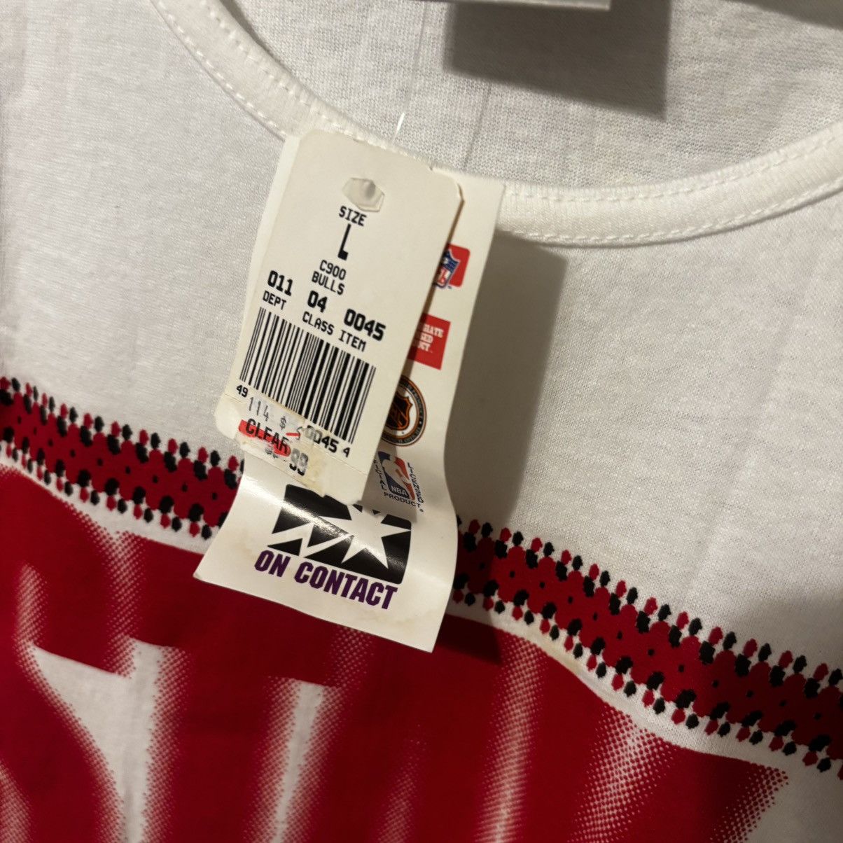 Vintage NWT Chicago Bulls Stay Focused Graphic Tank Top Shirt Size US L / EU 52-54 / 3 - 2 Thumbnail